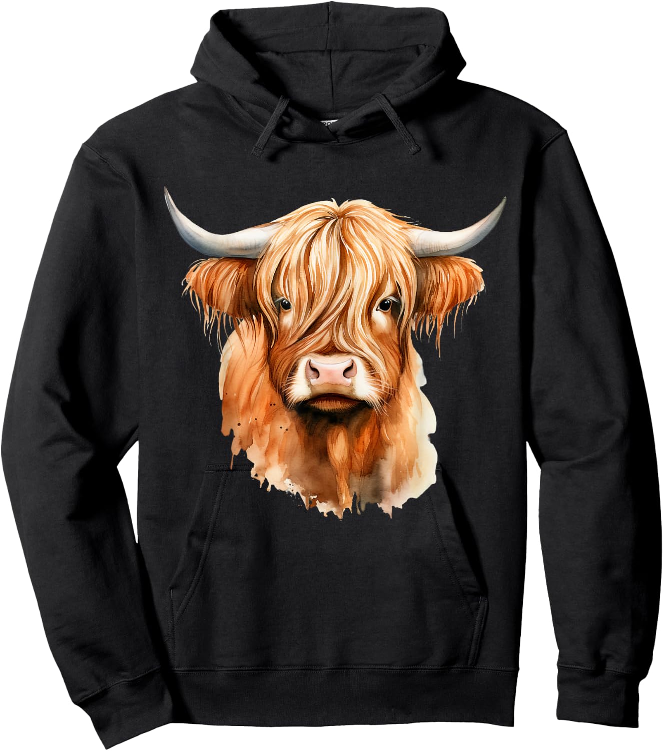 Western Shirts for Girls Men, Highland Cow Gifts Cow, Scottish Highland Cow, Western Wear, Highland Cow Hoodie - Hoodie | Black
