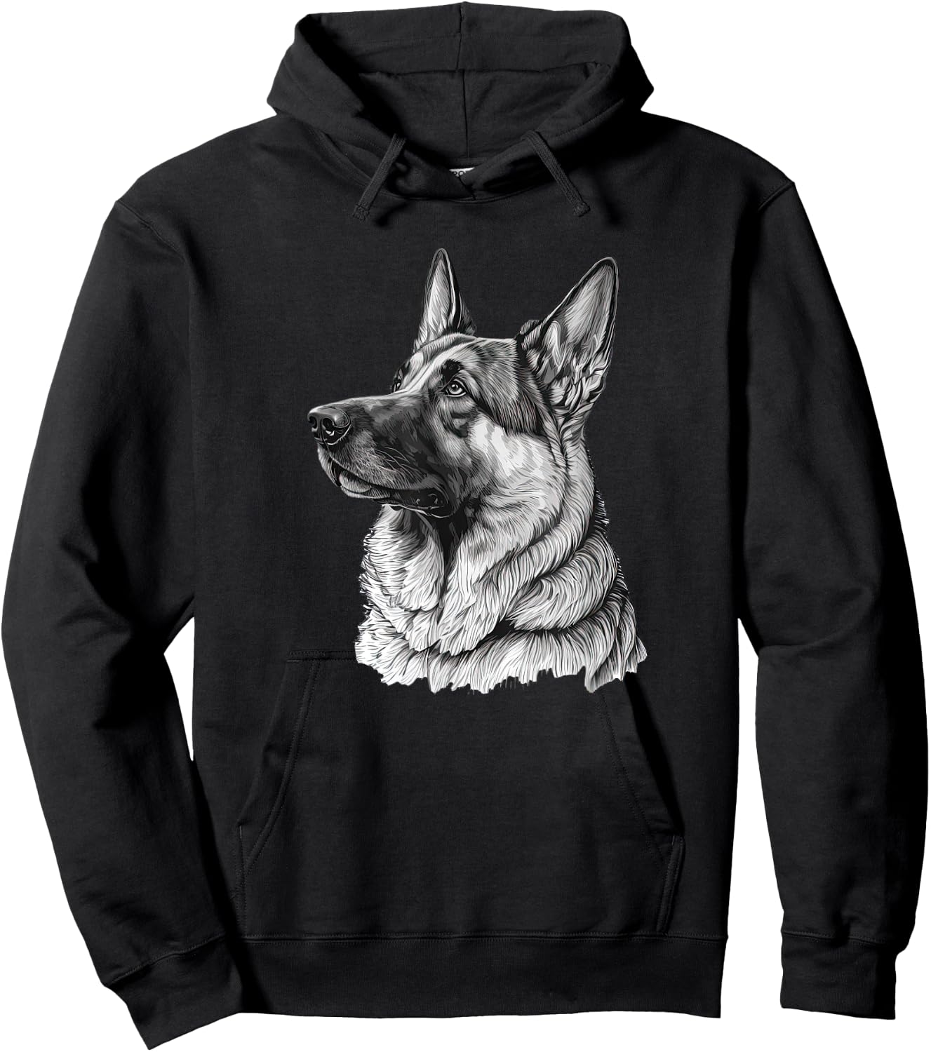 Funny German shepherd Dog Hoodie - Hoodie | Black