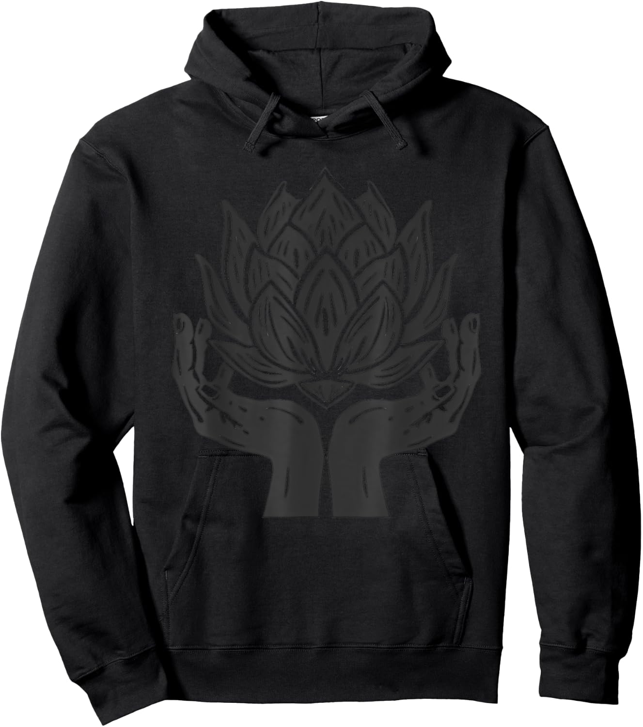 Meditation Mandala Hand Zen Buddha Spiritual Buddhist Hoodie - Hoodie | Black