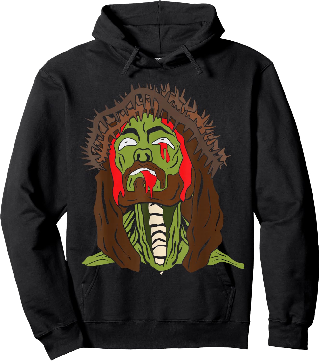 Funny Zombie Jesus Risen Easter Sunday Resurrection Of Jesus Hoodie - Hoodie | Black
