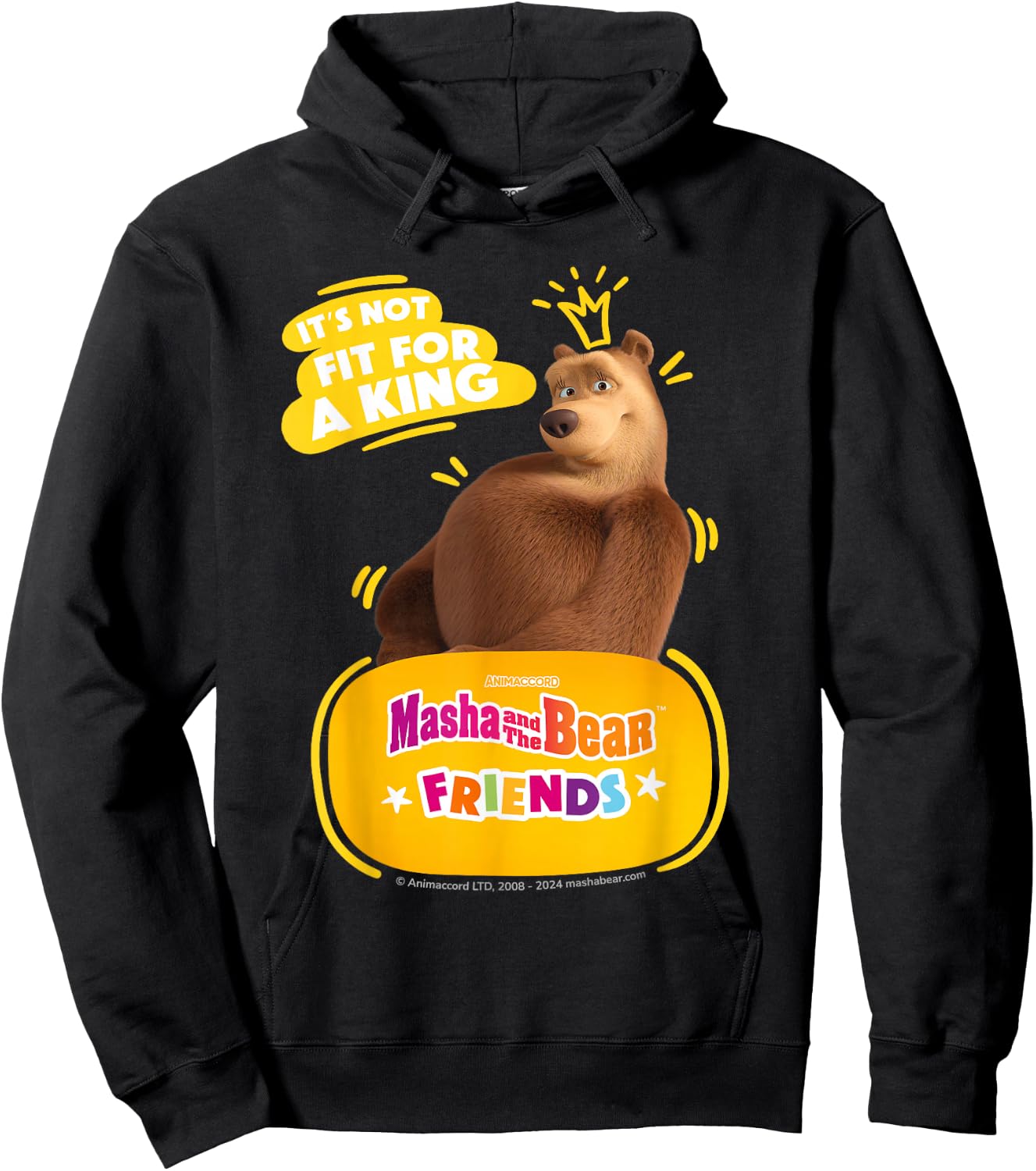Friends. The King Hoodie - Hoodie | Black