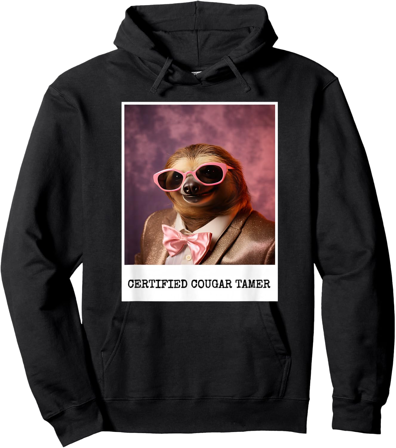 Cougar Bait I Love Older Women Certified Cougar Tamer Hoodie - Hoodie | Black