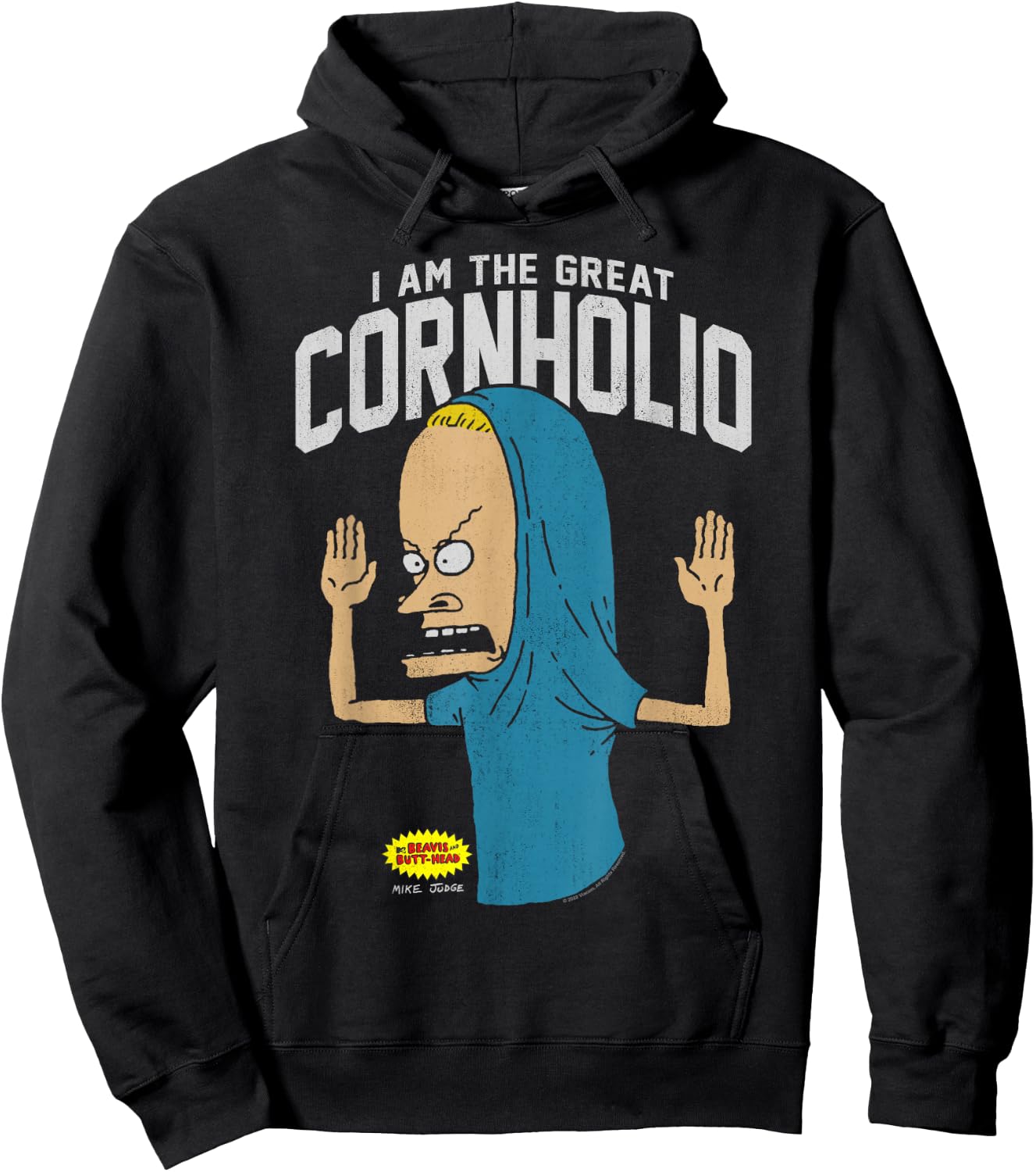 Beavis and Butt-Head I Am the Great Cornholio , black Hoodie - Hoodie | Black
