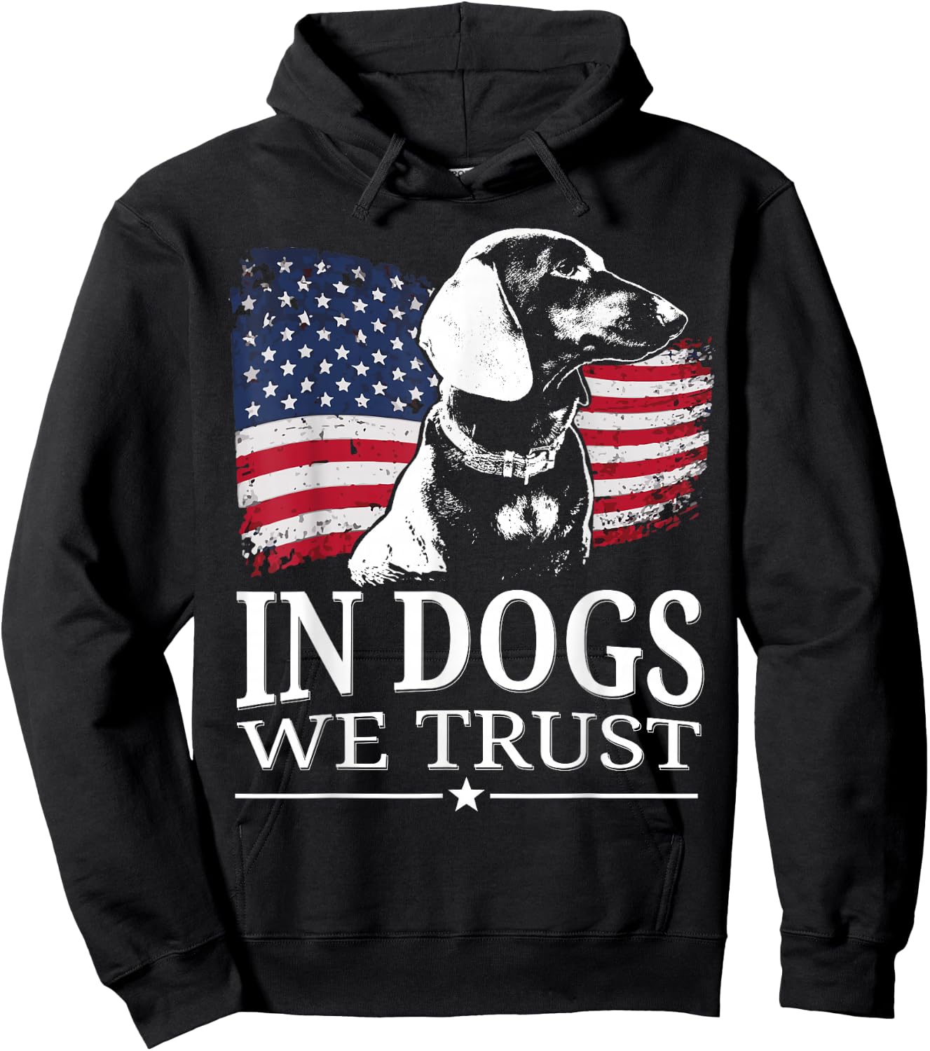 Dachshund Doxie Wiener Sausage Dog Hoodie - Hoodie | Black