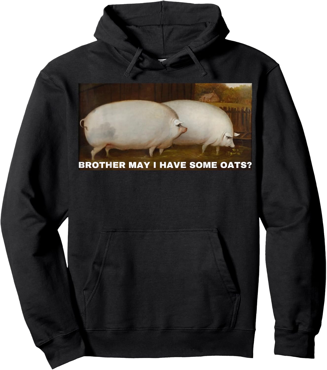 Brother May I Have Some Oats Hoodie - Hoodie | Black