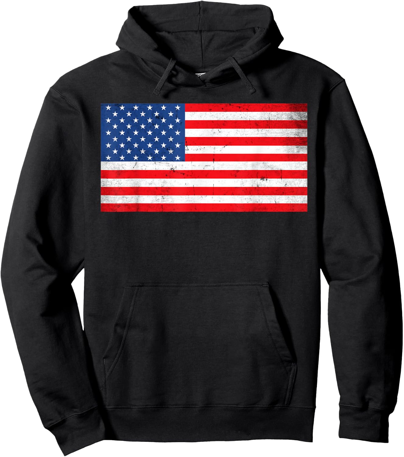 USA Patriotic American Flag , Women, Kids, Boys and Girls Hoodie - Hoodie | Black