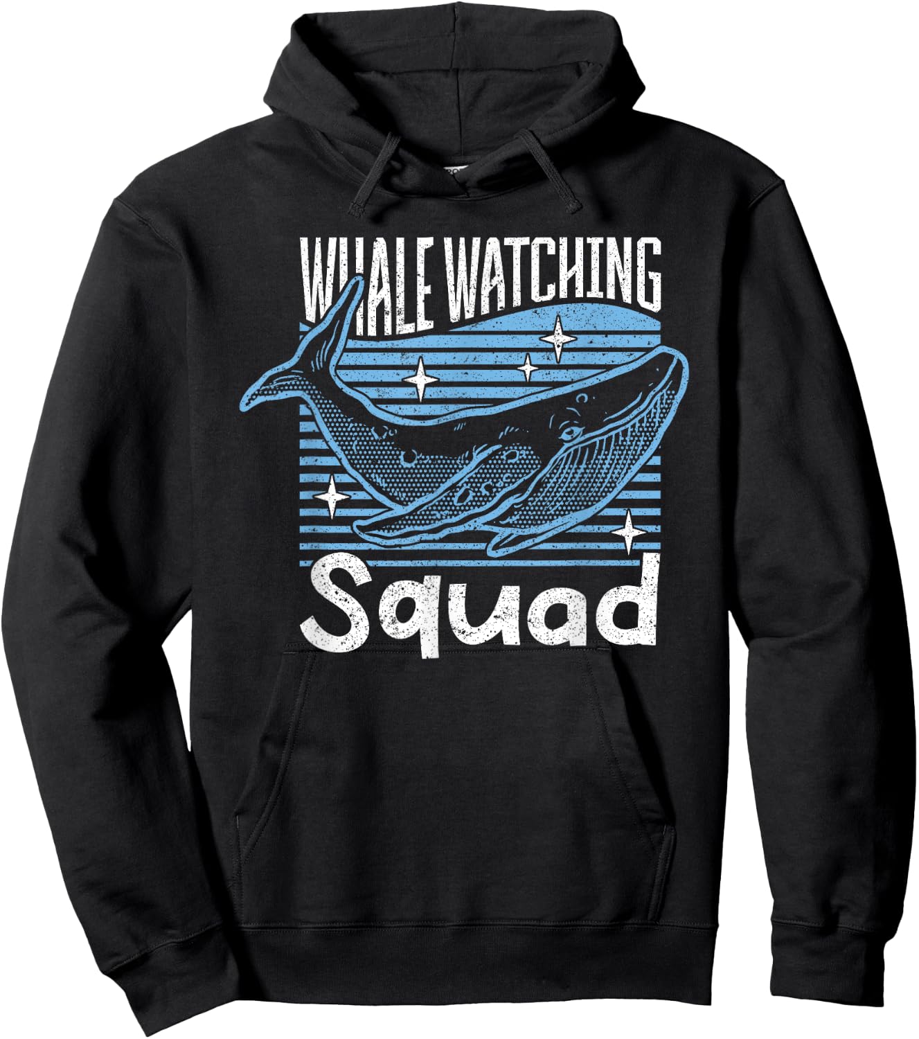 Whale Watching Squad Whale Watching Hoodie - Hoodie | Black