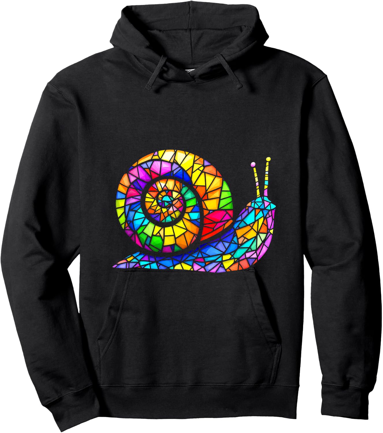 Mosaic Snail Hoodie - Hoodie | Black