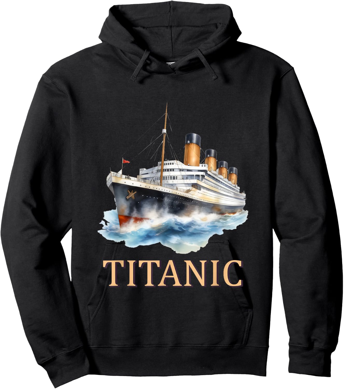 Titanic Vintage Design Titanic Expert Titanic Boys Girls , black, S Hoodie - Hoodie | Black
