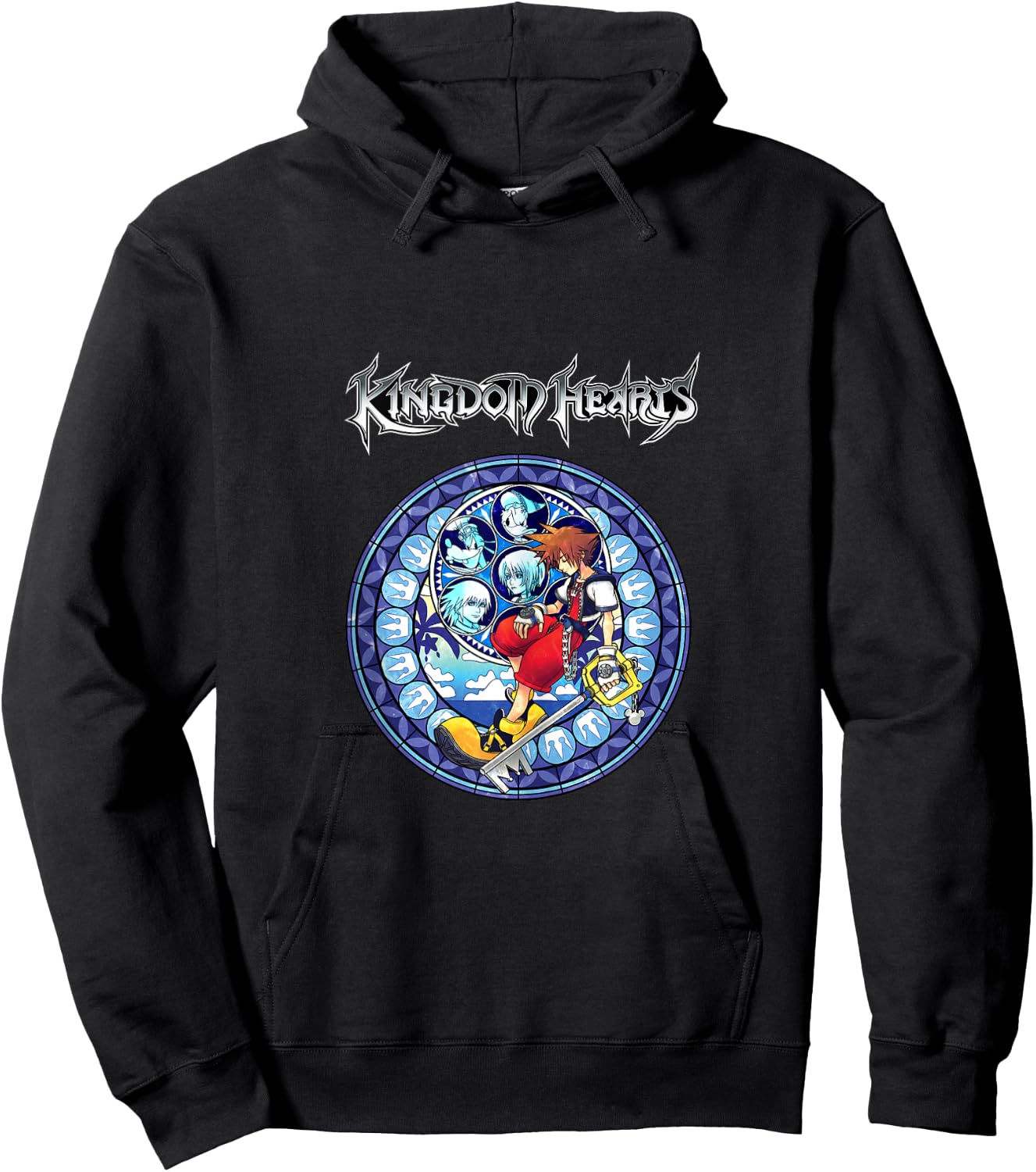 Disney Kingdom Hearts Portal To The Past Group Shot Poster Hoodie - Hoodie | Black