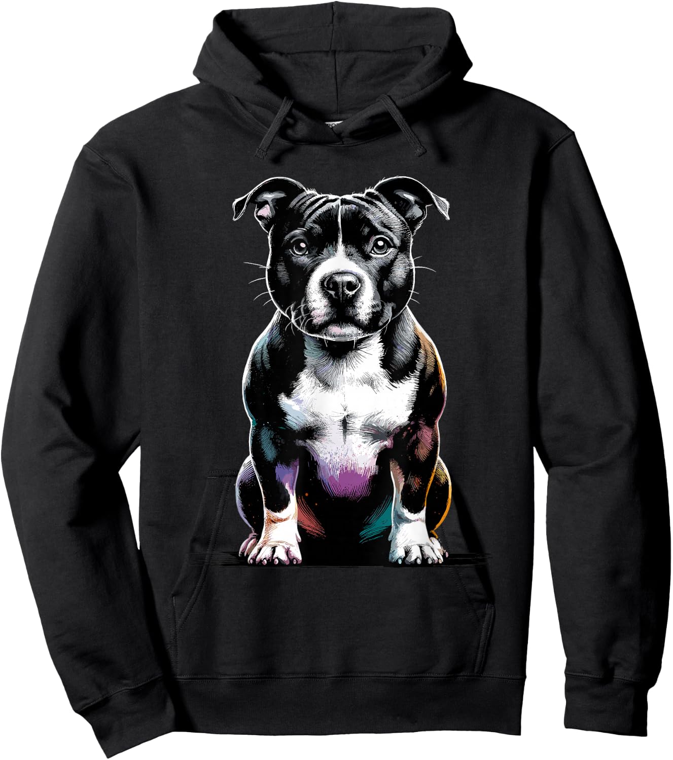 Staffordshire Bull Terrier Staffy Terriers Hoodie - Hoodie | Black
