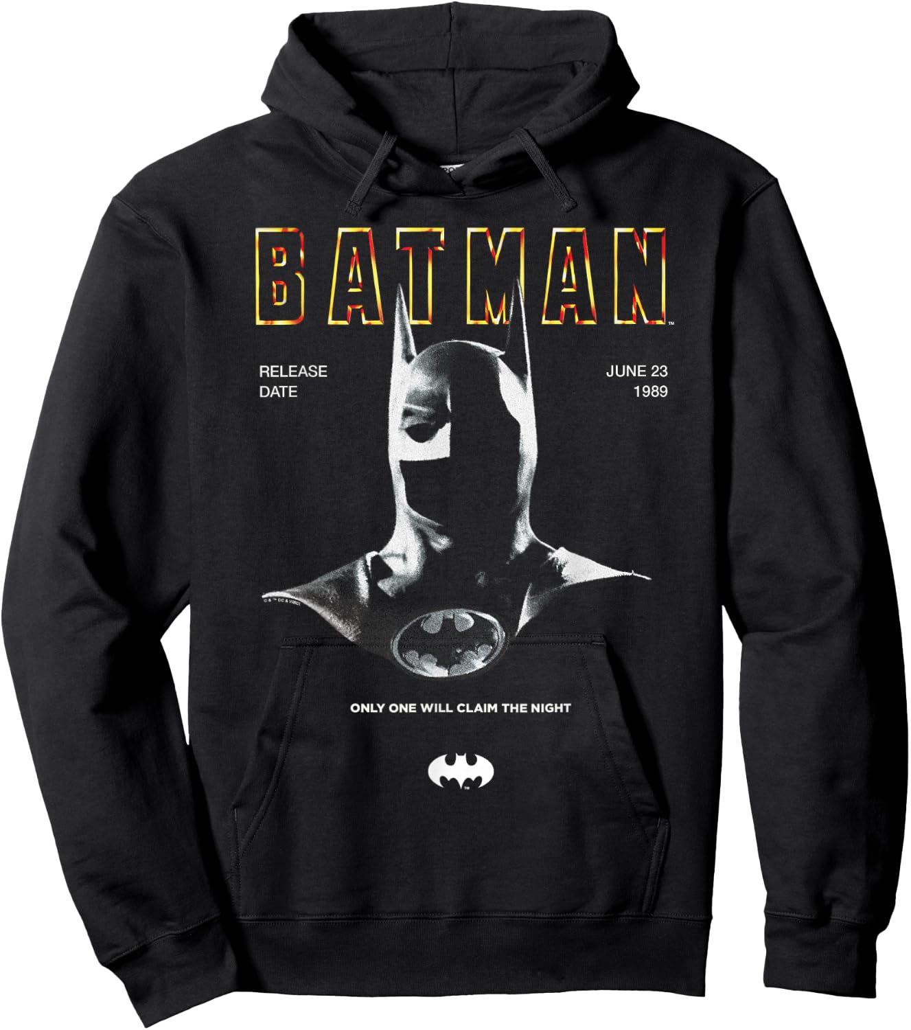 Batman 1989 Cowl 85th Anniversary Hoodie - Hoodie | Black