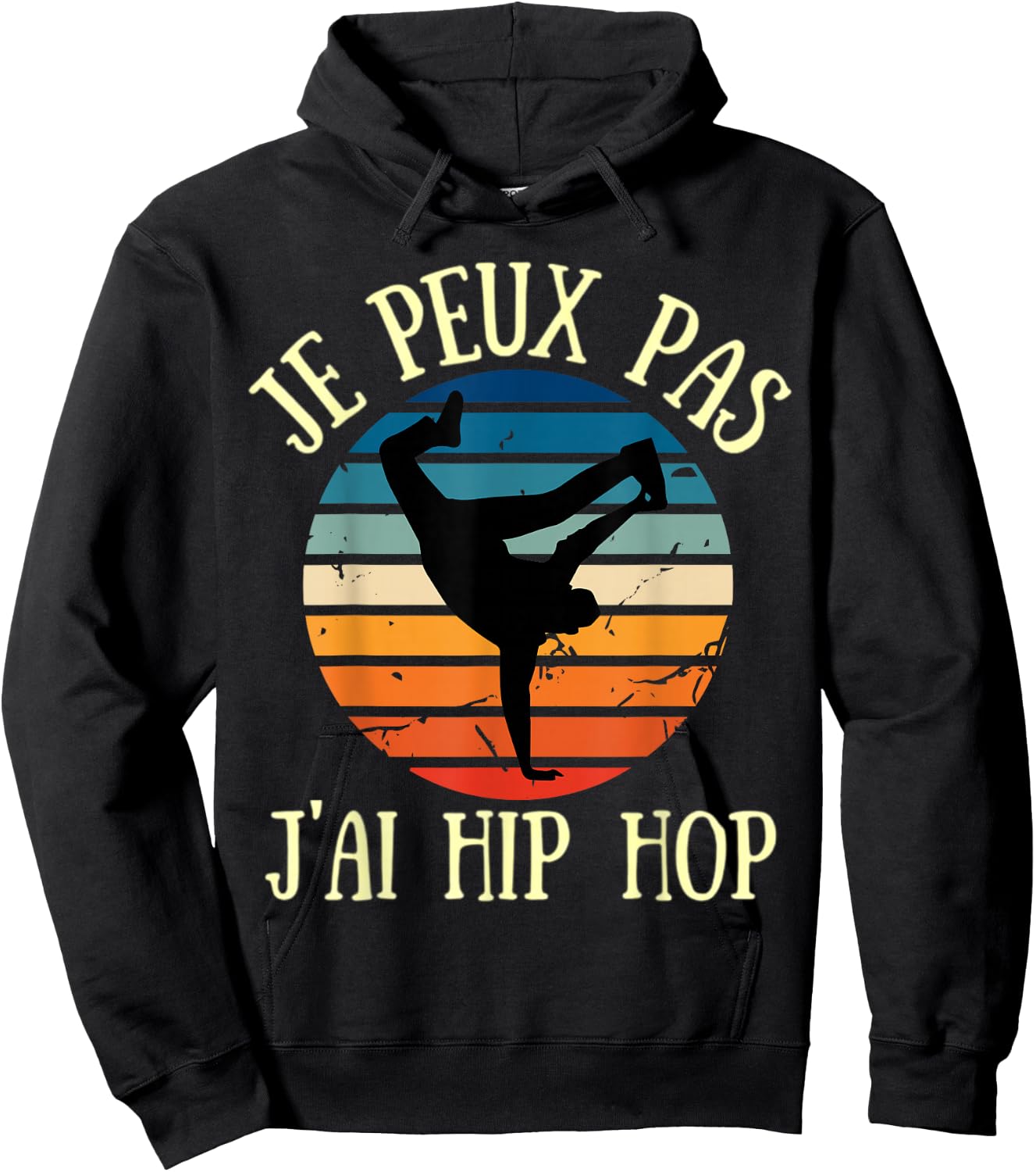 Je peux pas j'ai hip hop Hoodie - Hoodie | Black
