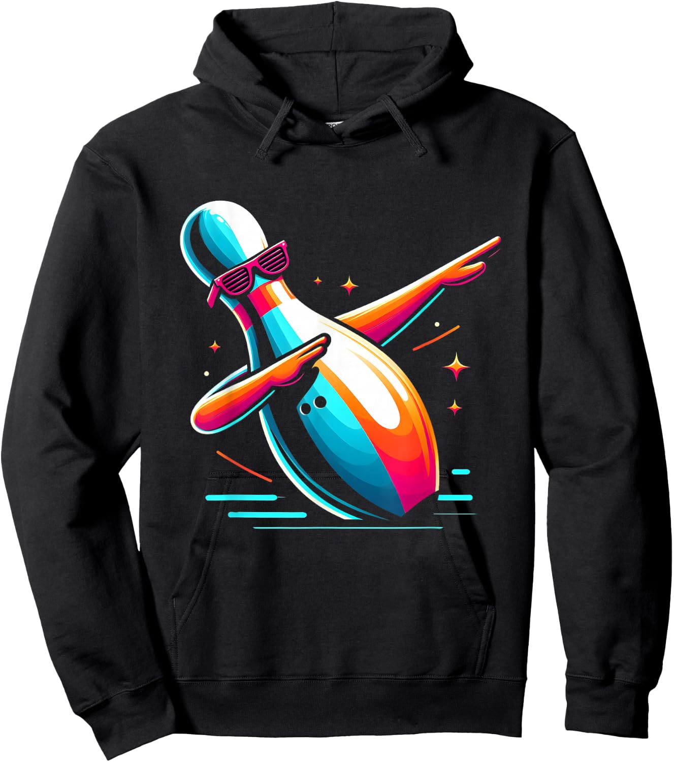 Retro Vaporwave Hoodie - Hoodie | Black
