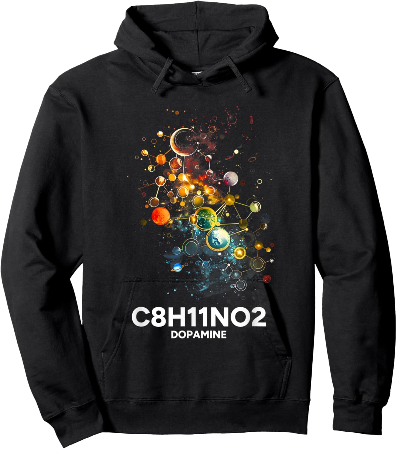 Dopamin Molekül Chemie Wissenschaft Chemie Liebe Hoodie - Hoodie | Black