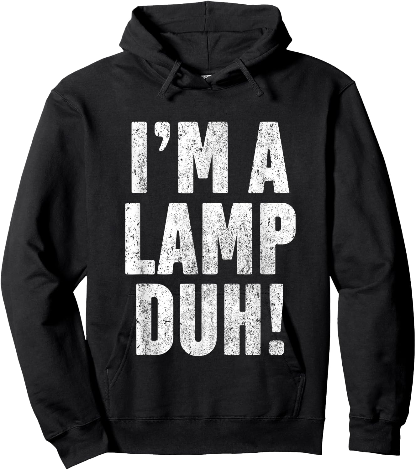 I'm A Lamp Easy Halloween Costume T Shirt Funny Moth Hoodie - Hoodie | Black