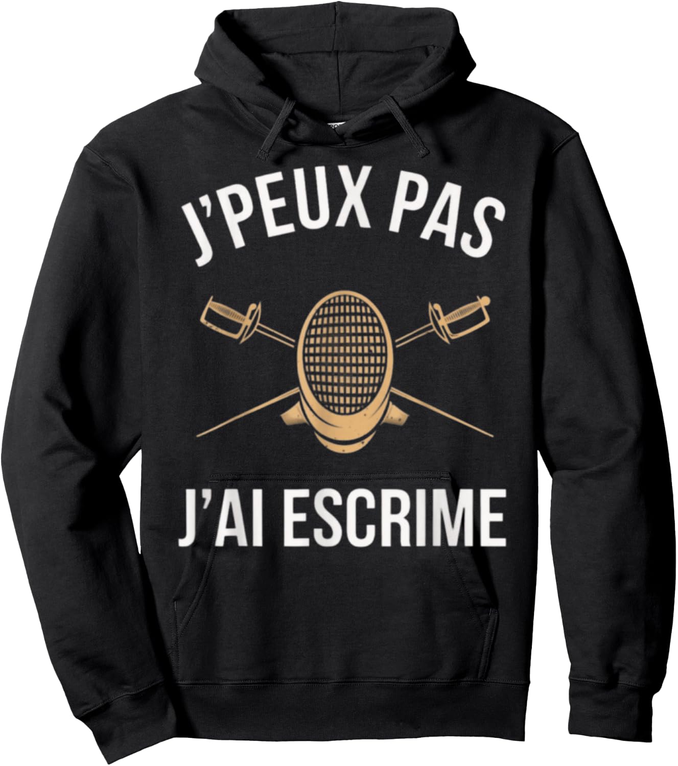 Je Peux Pas J'ai Fencing Game Hoodie - Hoodie | Black