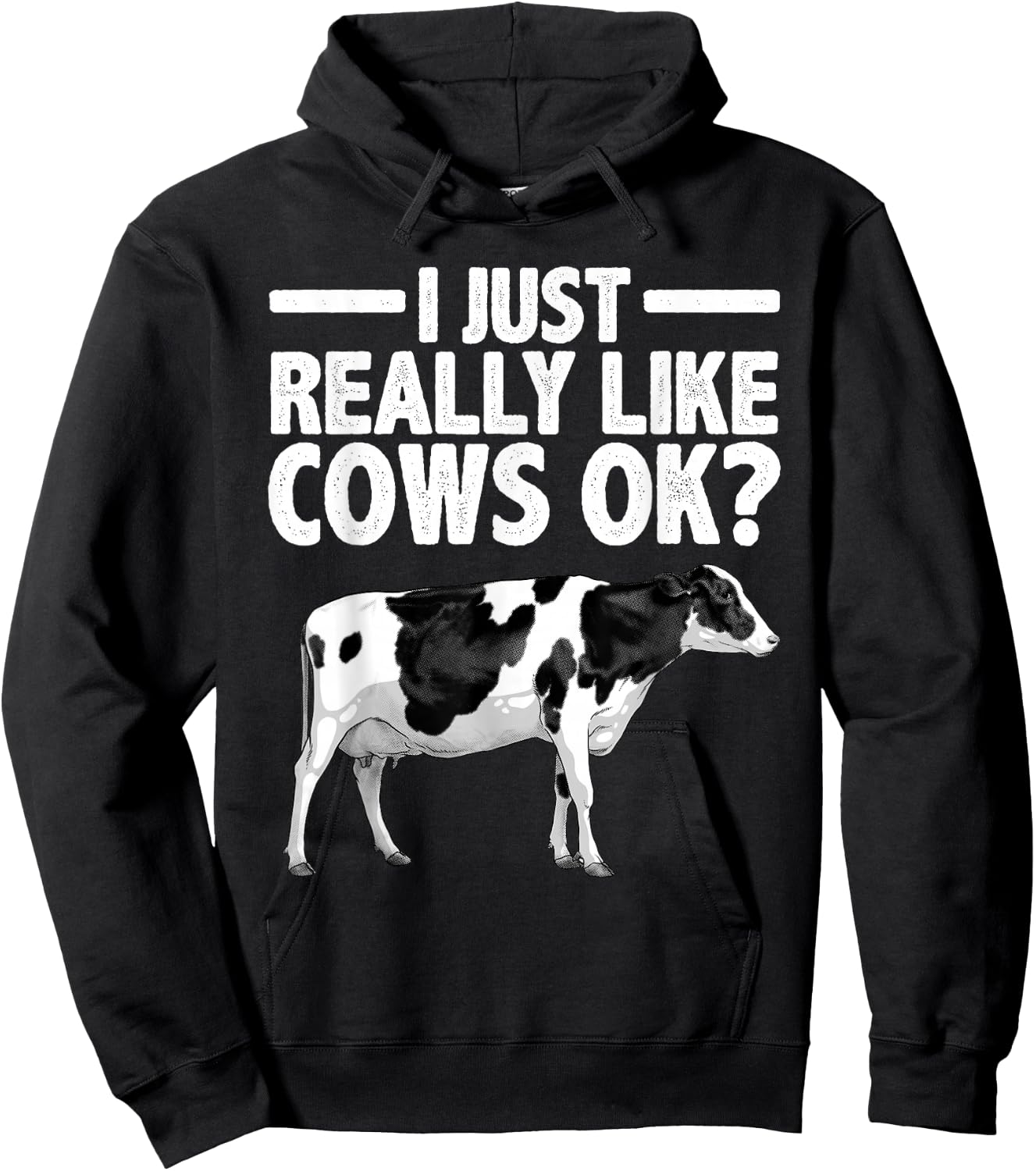Best Cow Design Women Cattle Farming Dairy Cow Lover Hoodie - Hoodie | Black