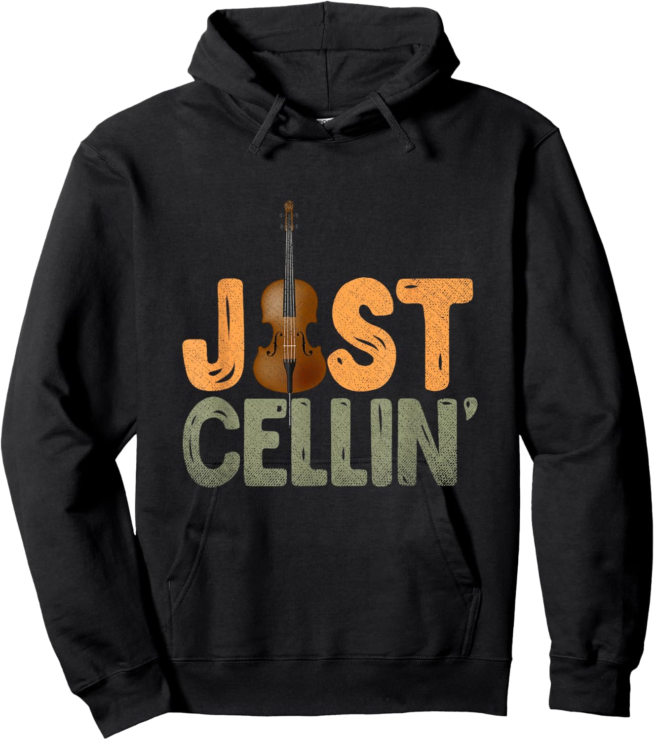 Just Cellin Cello Hoodie - Hoodie | Black
