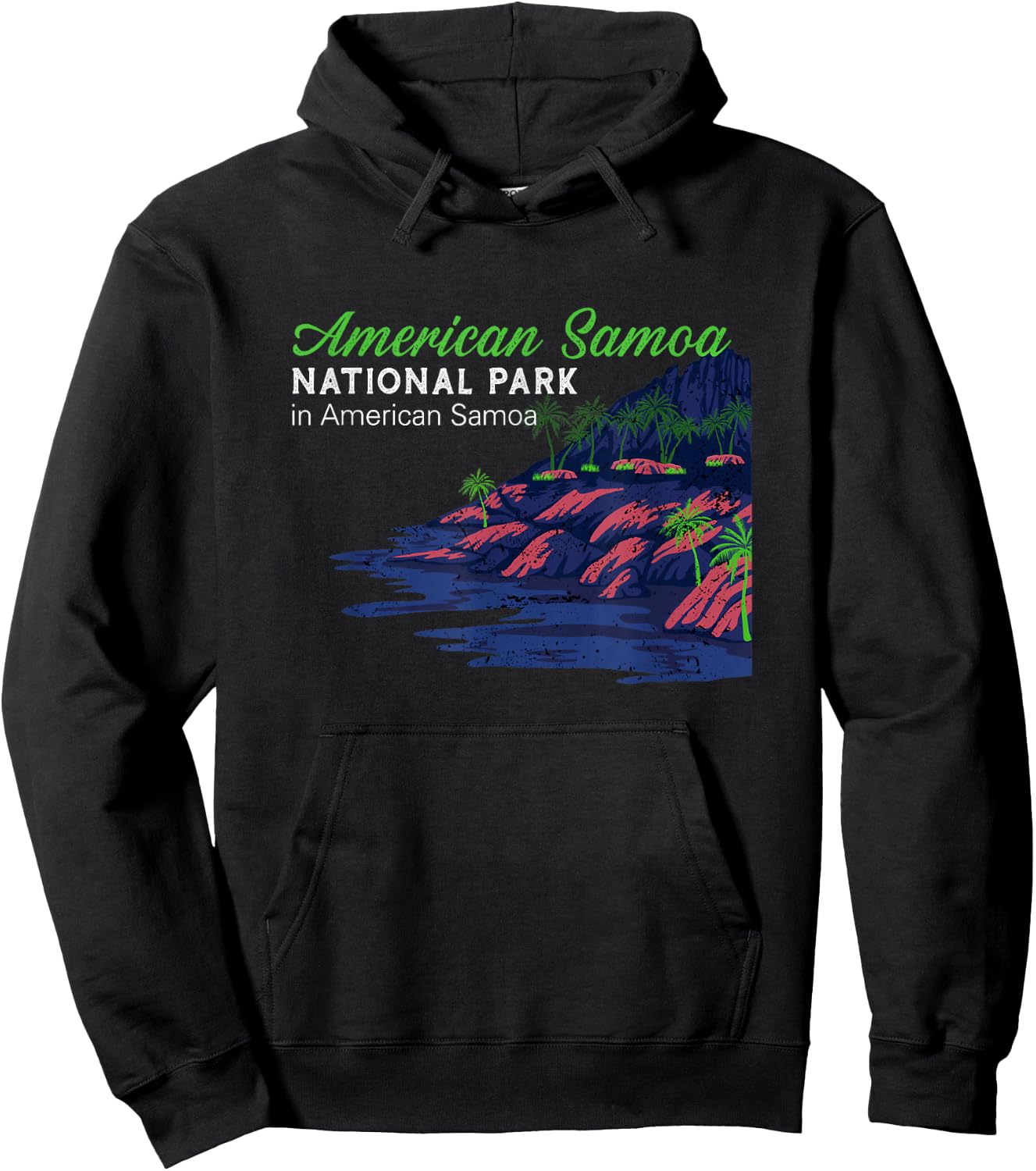 American Samoa National Park Hoodie - Hoodie | Black