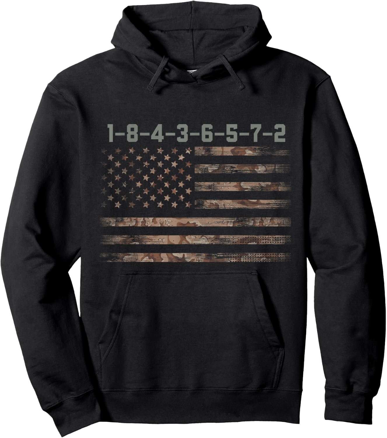 1-8-4-3-6-5-7-2 Firing Order Small Block Engine V8 Hoodie - Hoodie | Black