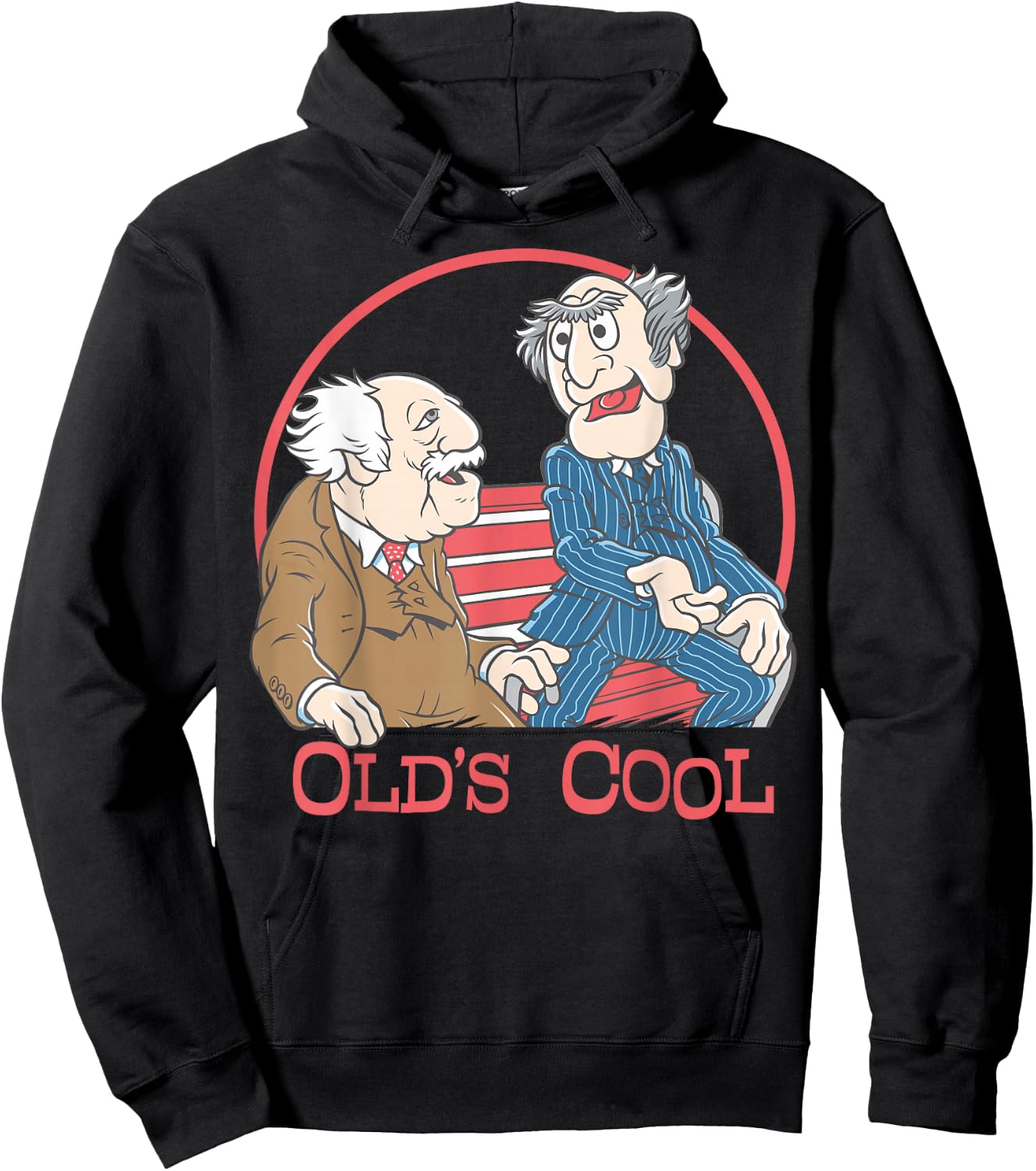 Disney The Muppets Statler and Waldorf Old's Cool Hoodie - Hoodie | Black