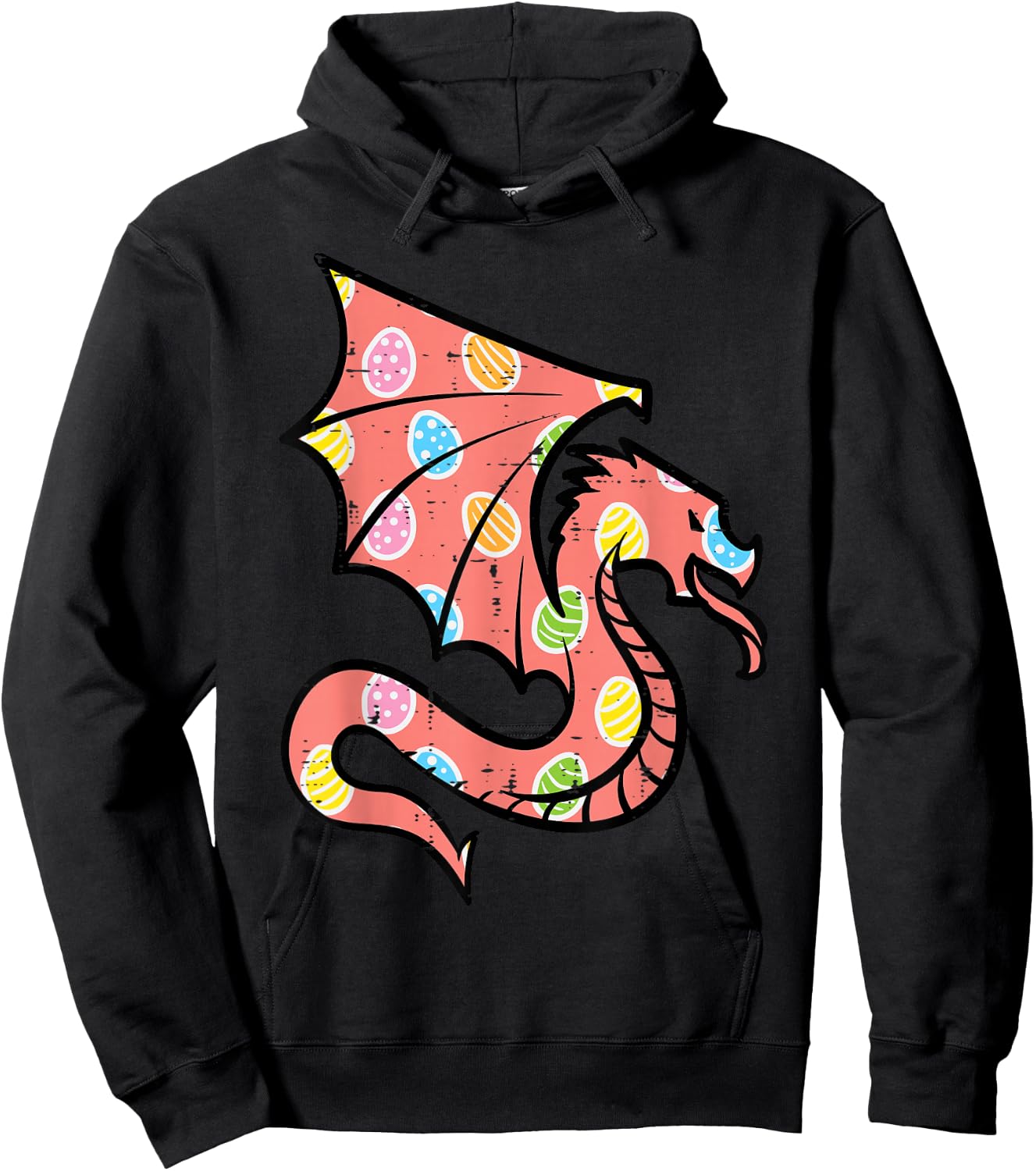 Easter Dragon Eggs Hunting Women Girls Boys Kids Men Youth Hoodie - Hoodie | Black