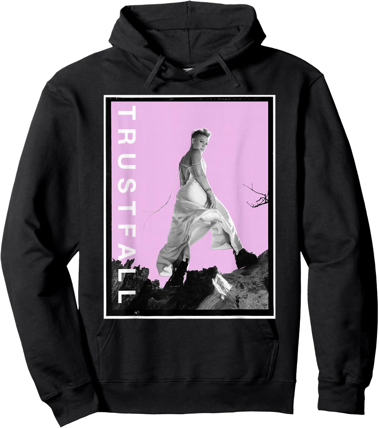 P! NK Trustfall , black Hoodie - Hoodie | Black
