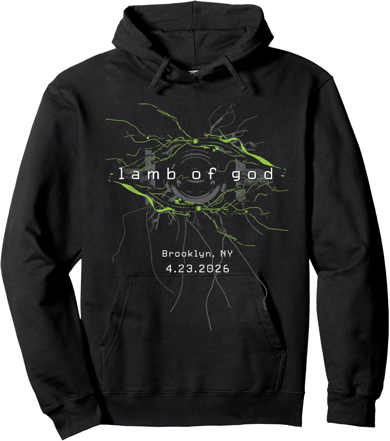 Lamb of God Into Oblivion Tour Brooklyn Hoodie - Hoodie | Black