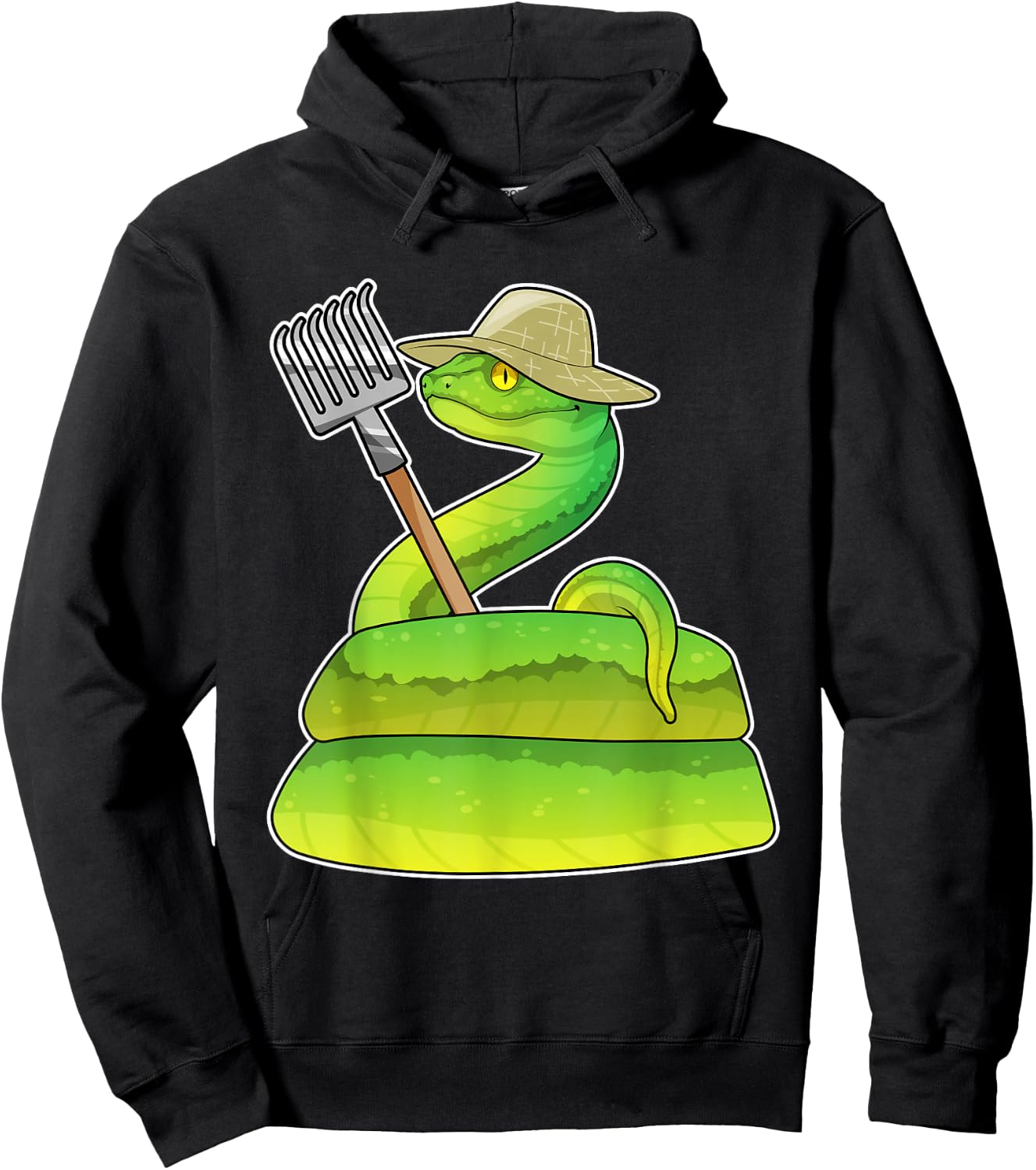 Snake Farmer Rake Farm Hoodie - Hoodie | Black