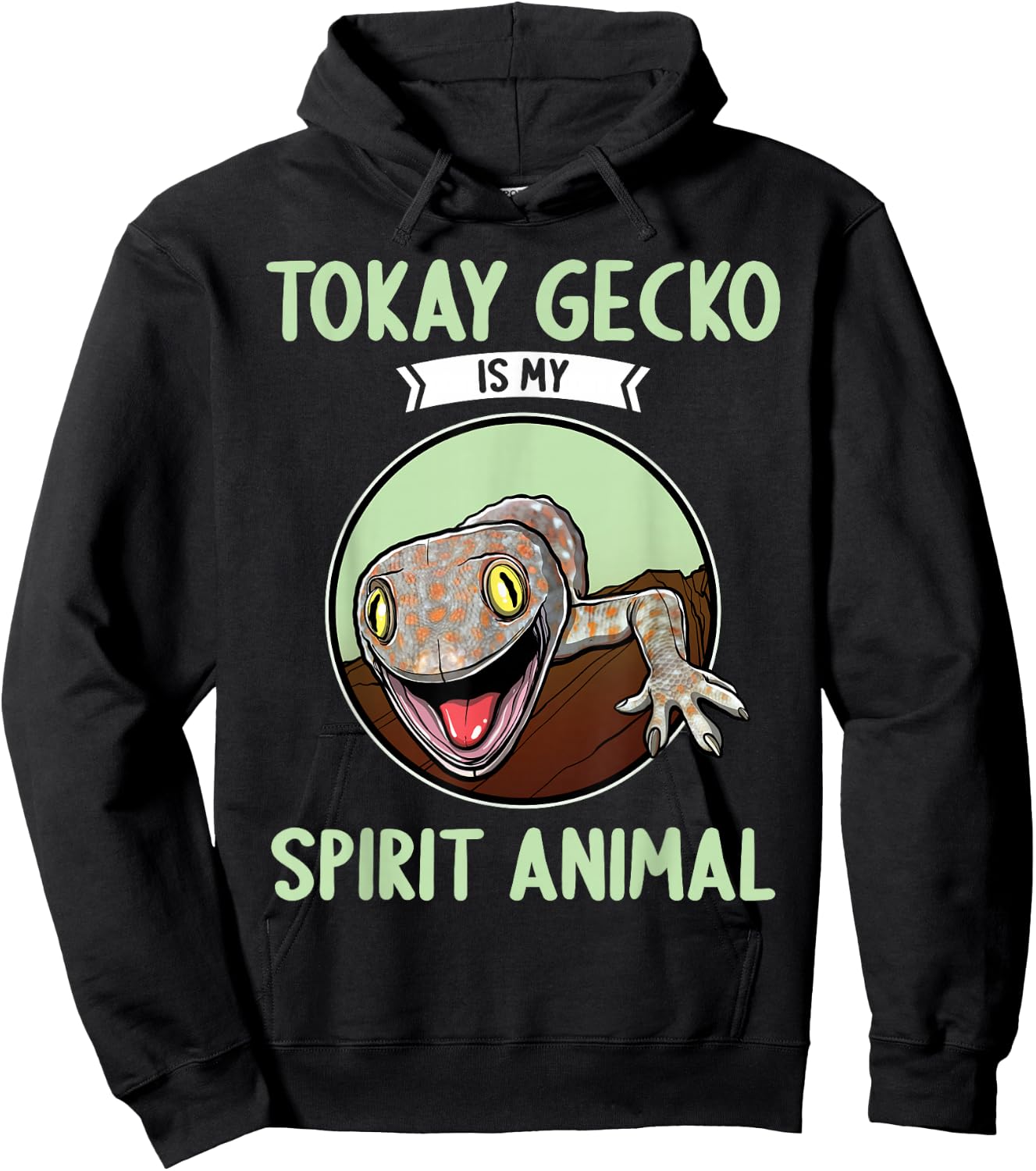 Tokay Geckos Tokay Gecko Hoodie - Hoodie | Black