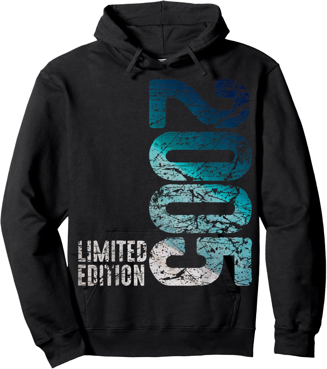 19th Birthday Boy Girl 19 Years 2005 Funny Gift , black Hoodie - Hoodie | Black