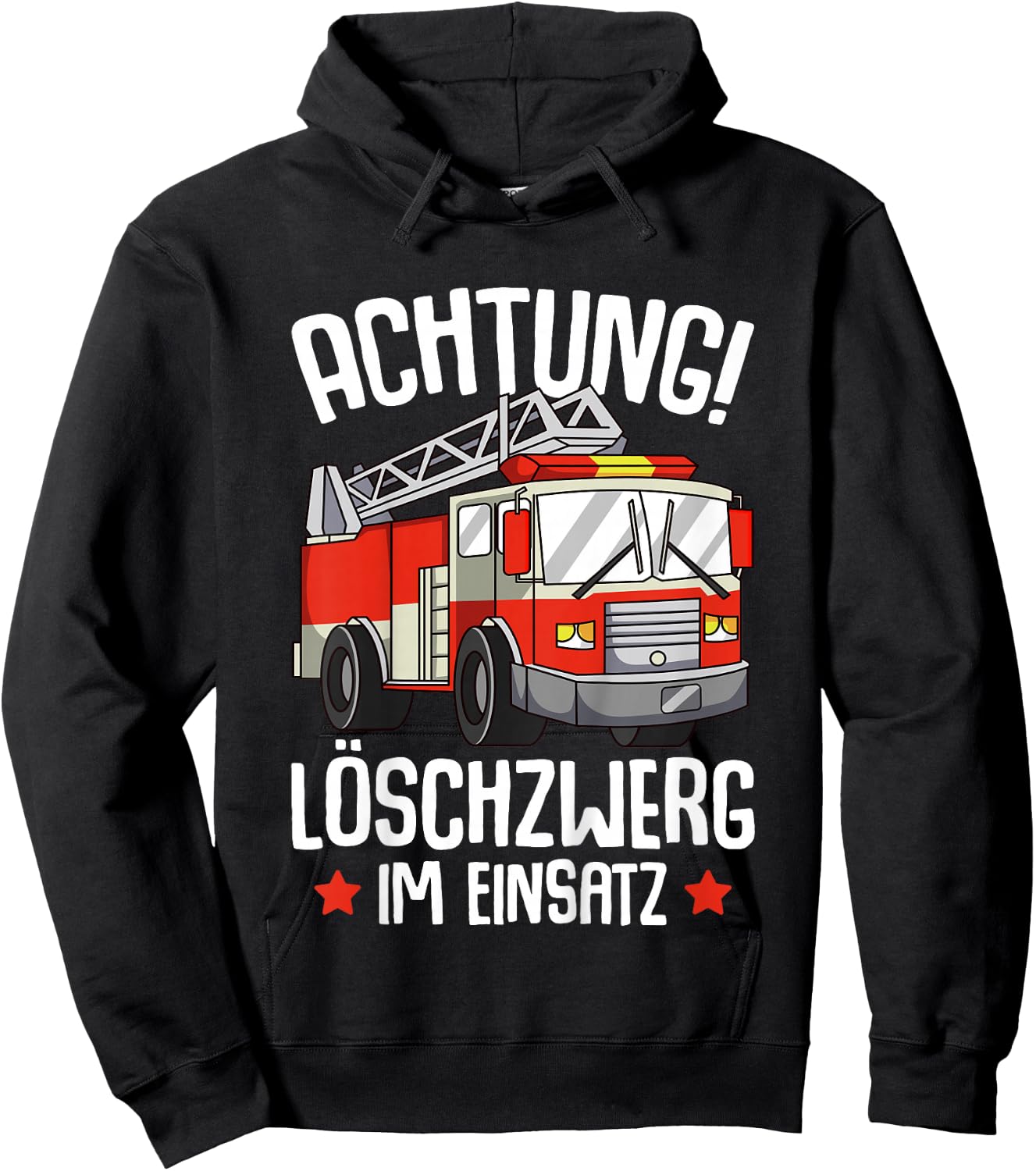 Fire Brigade Fire Engine Children's Boys' Hoodie - Hoodie | Black
