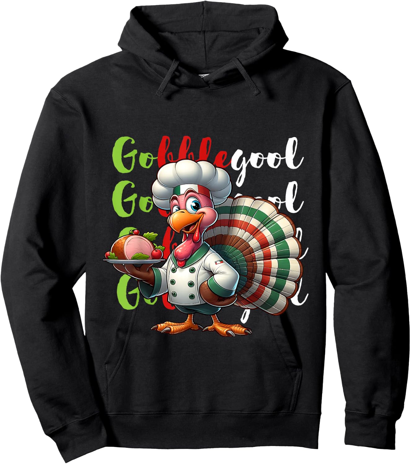 Funny Gobblegool Turkey Thanksgiving gobble gool turkey 2024 Hoodie - Hoodie | Black