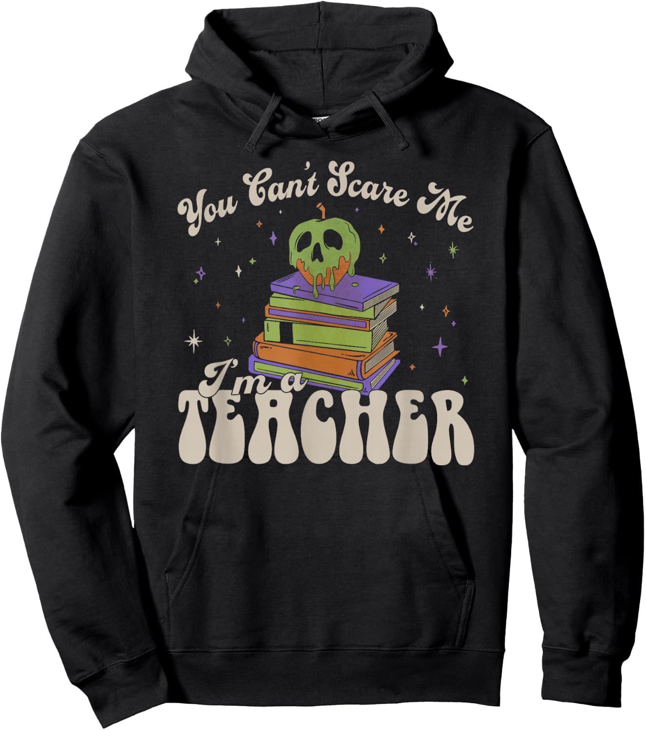 Disney Villains You Can't Scare Me I'm A Teacher Hoodie - Hoodie | Black