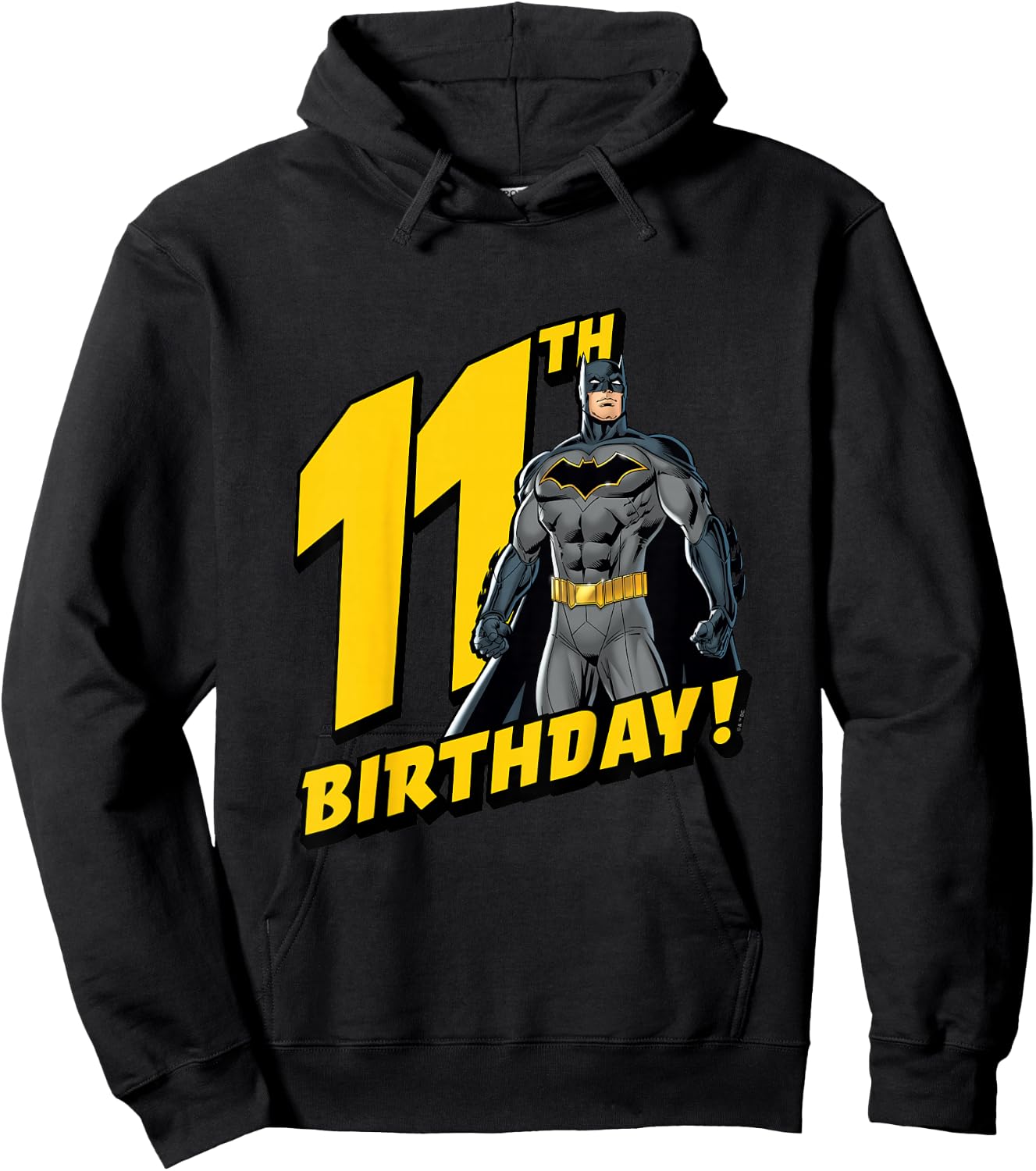 Kids Batman 11th Birthday Hoodie - Hoodie | Black