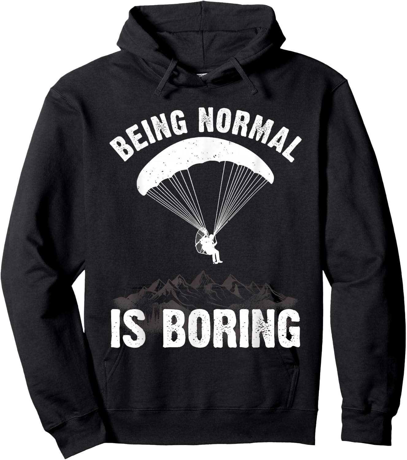 Paramotor Art Women PPG Paramotor Lover Paramotoring Hoodie - Hoodie | Black