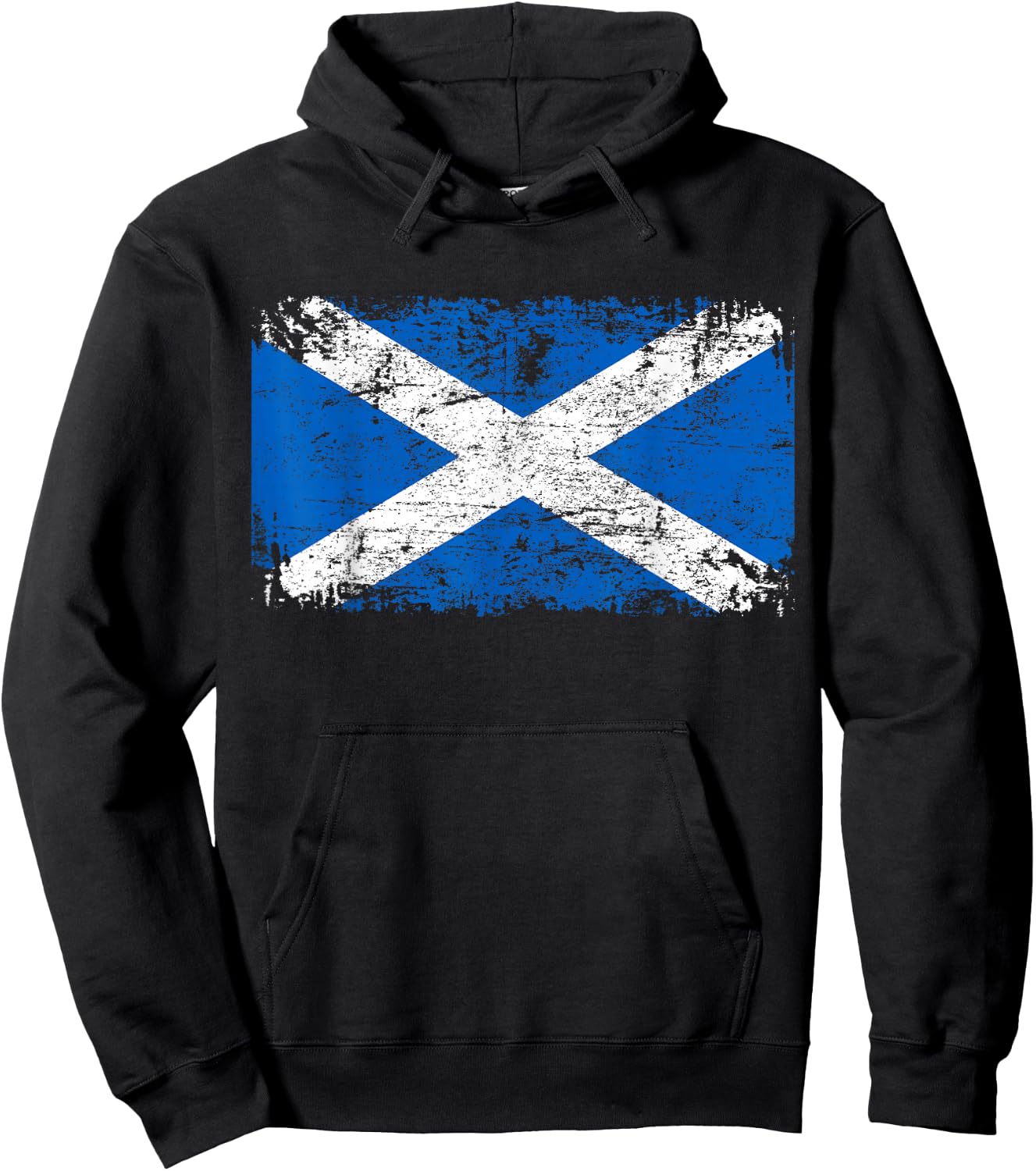 Scotland Flag | Men Women Kids SCOTLAND , Black, S Hoodie - Hoodie | Black