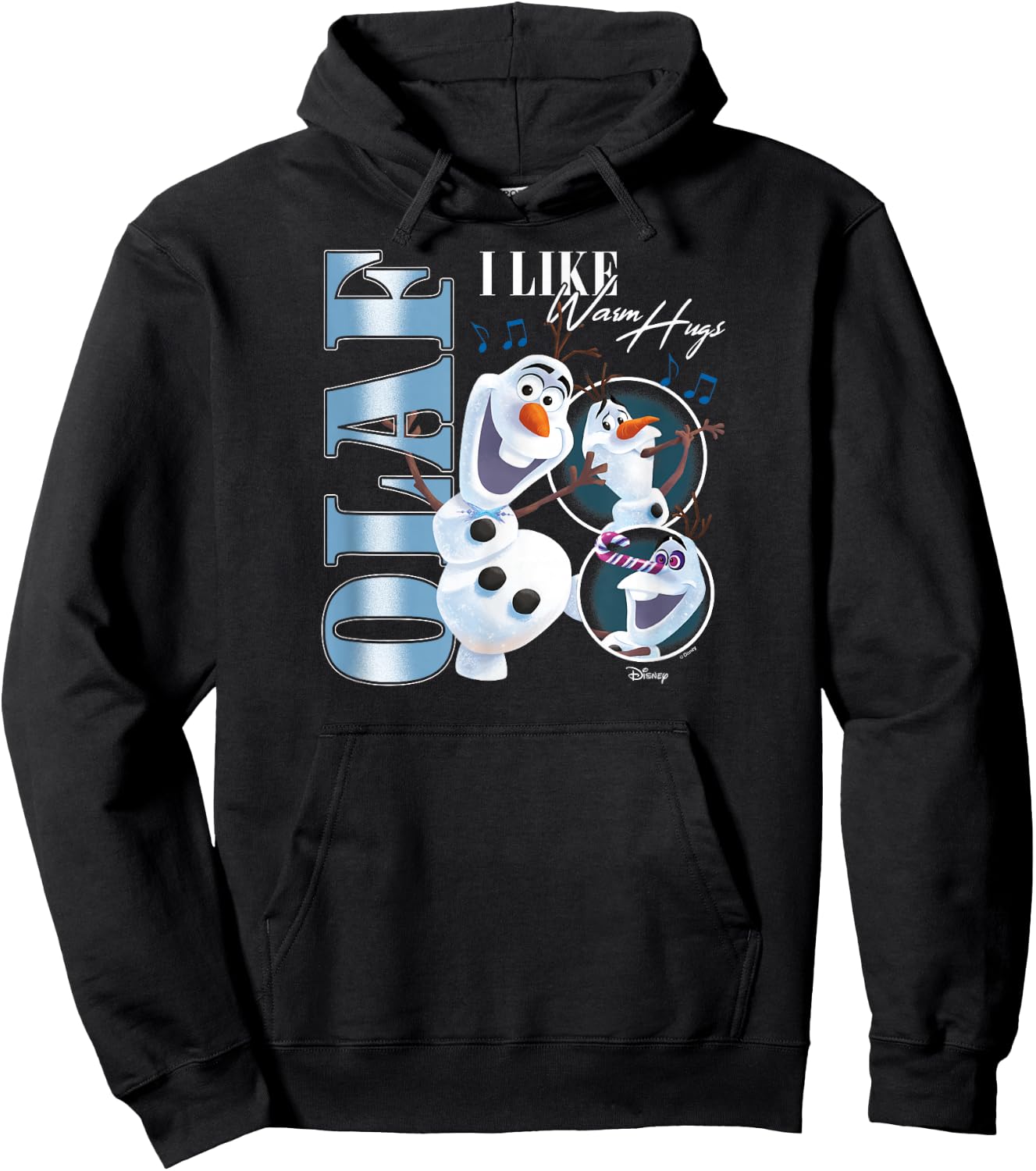 Frozen - Olaf Bootleg I Like Warm Hugs Hoodie - Hoodie | Black