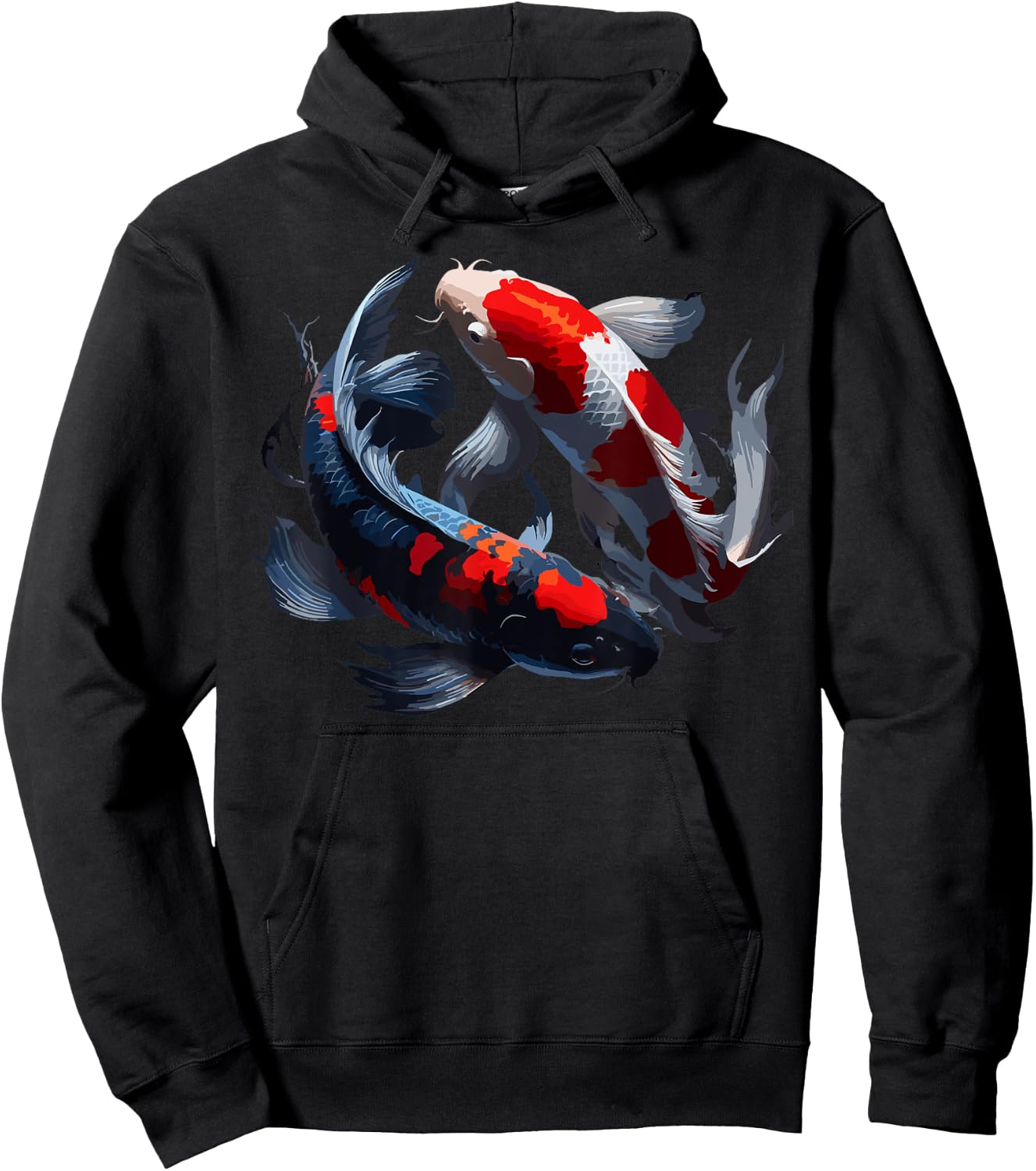 Japanischer Koi-Karpfen Nishikigoi Fisch Kirschblüten Herren Damen Hoodie - Hoodie | Black