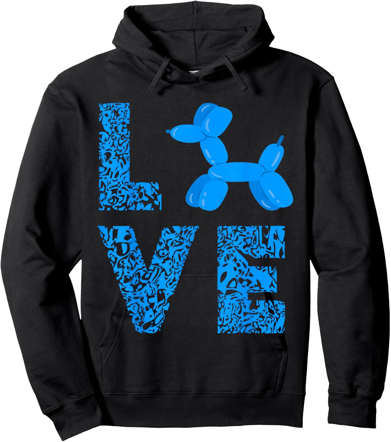 Leopard Dog Balloon Animal Balloons Twisting Balloon Artist Hoodie - Hoodie | Black