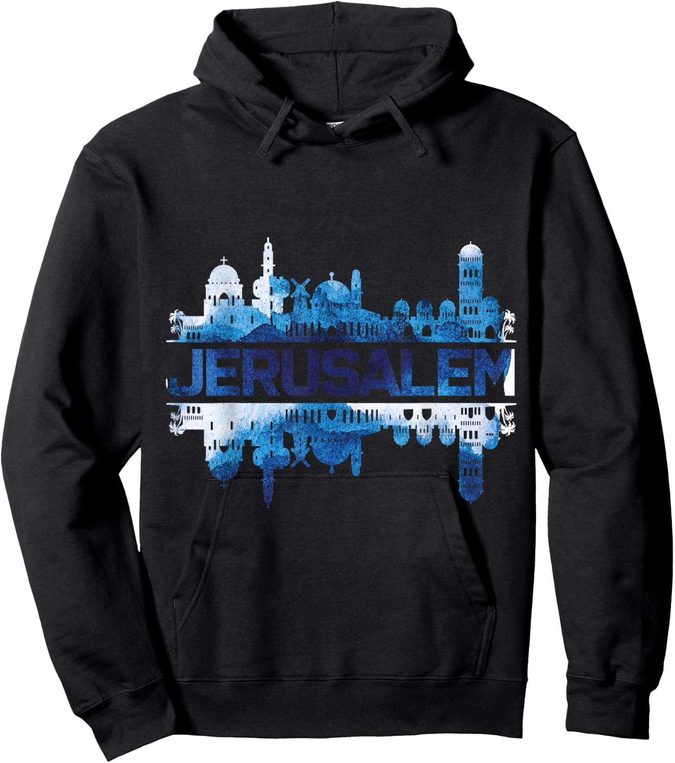 Jerusalem Israel Hoodie - Hoodie | Black