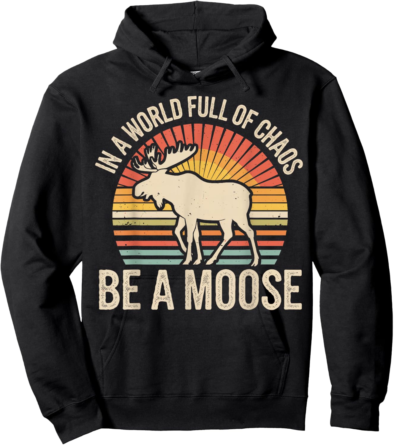 Be A Moose Hoodie - Hoodie | Black