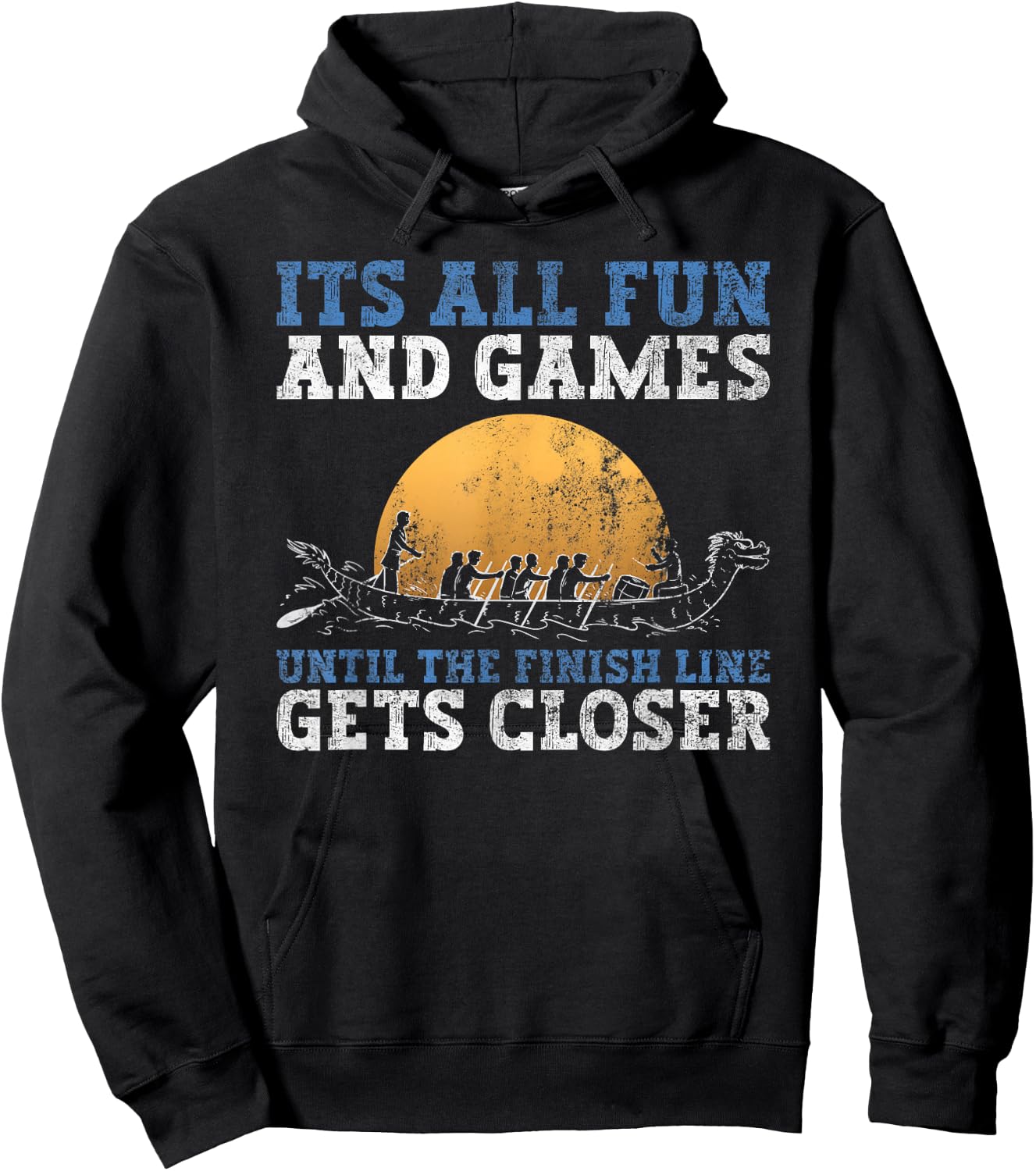 Dragonboat Crew and Dragon Boat Racing Hoodie - Hoodie | Black