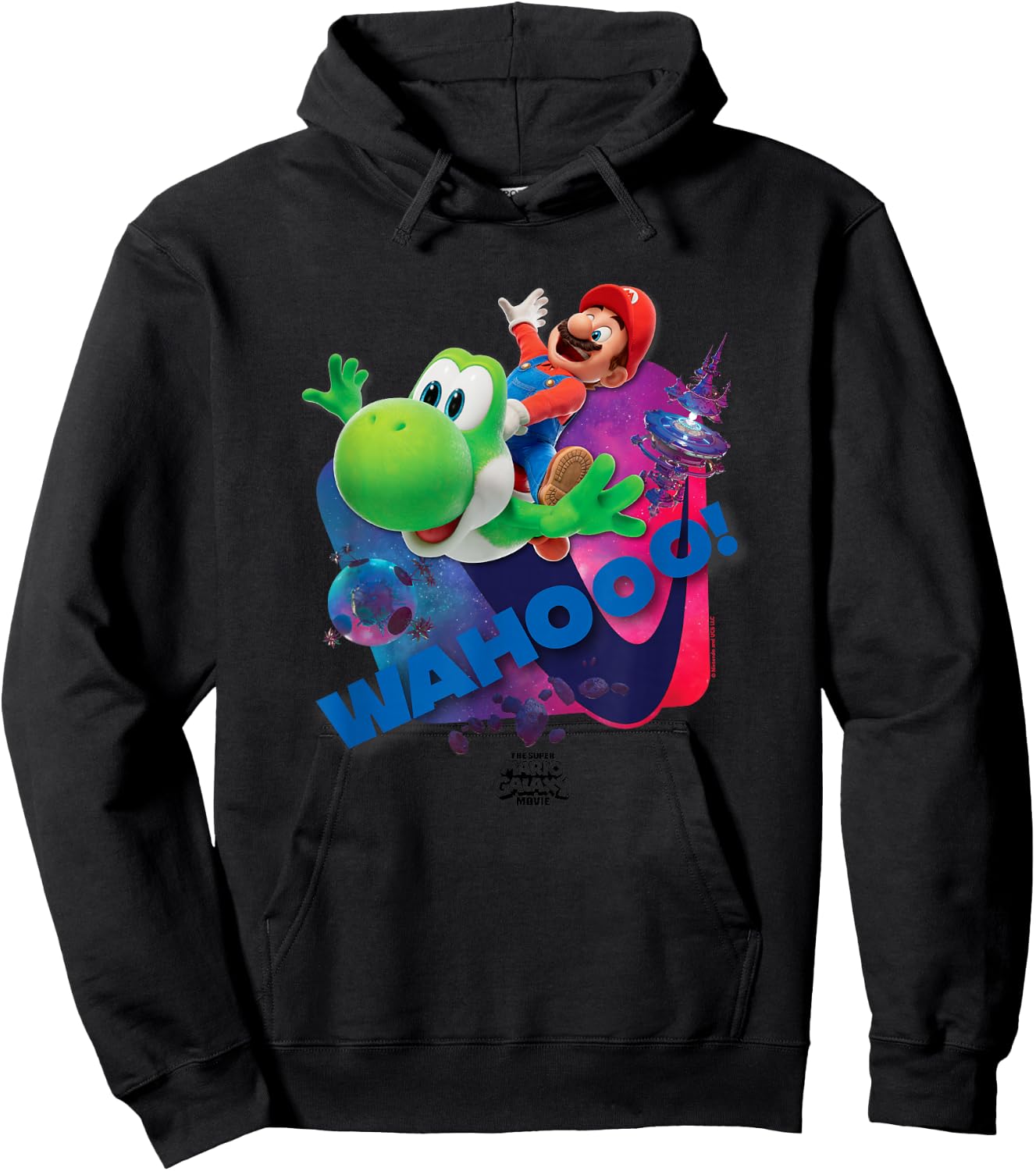 The Super Mario Galaxy Movie Wahoo Star Ride Hoodie - Hoodie | Black