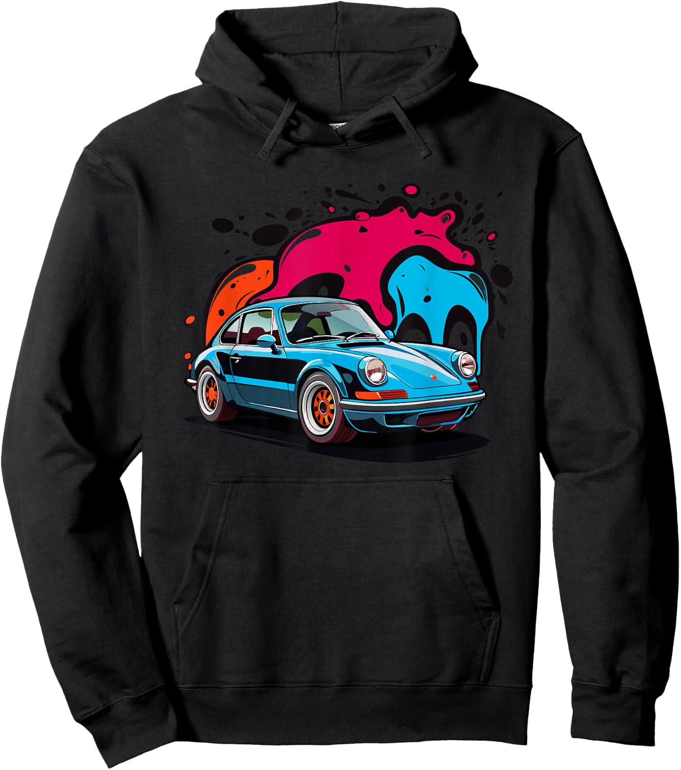 964 930 911 Sports Car Hoodie - Hoodie | Black