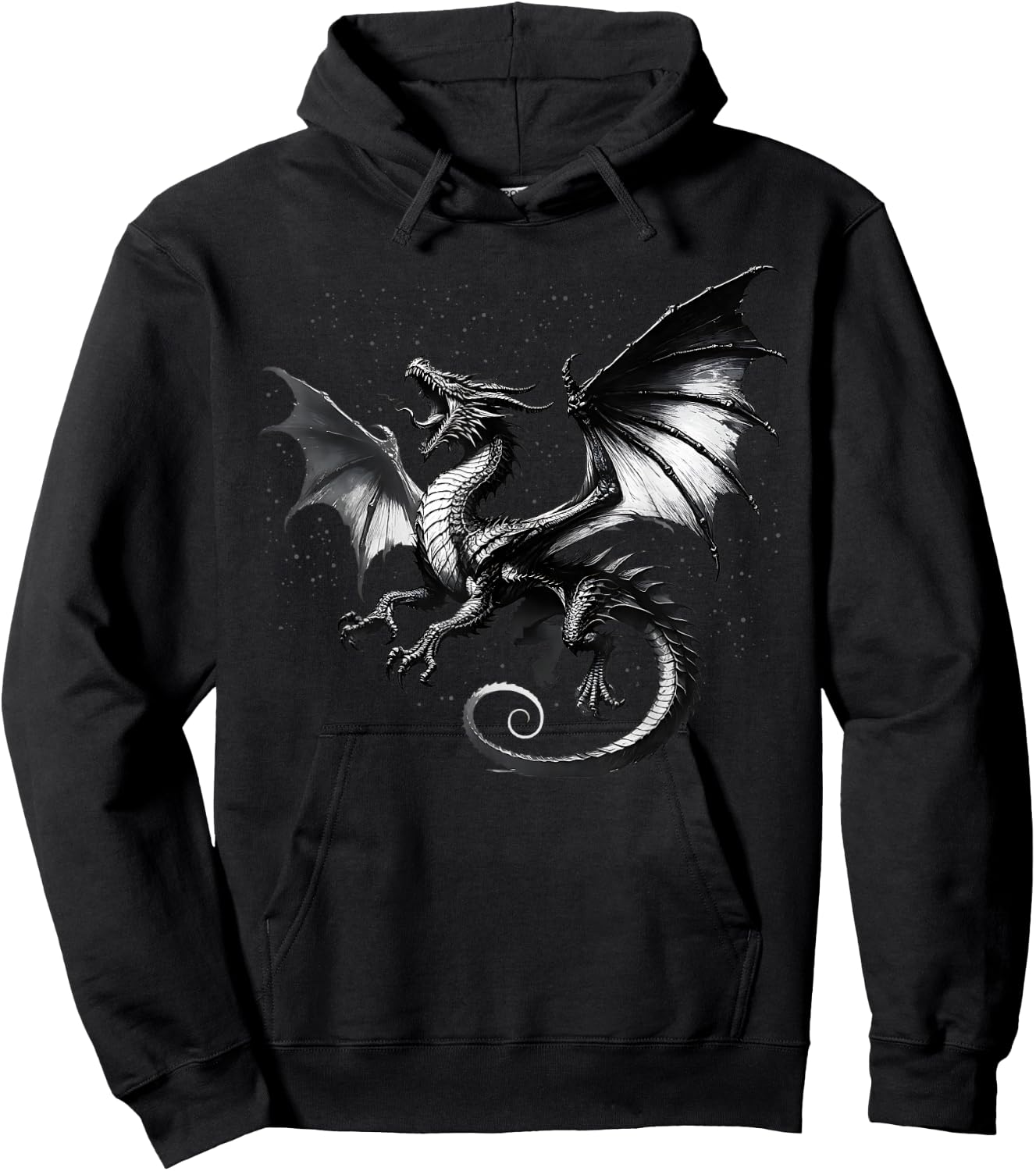 Dragon Medieval Ren Faire Lazy Costume Hoodie - Hoodie | Black