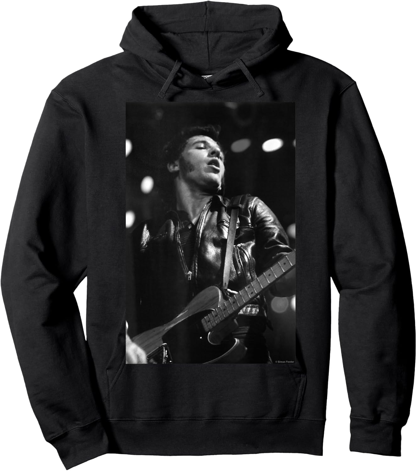 Bruce Springsteen Live At Wembley by Simon Fowler , Black, S Hoodie - Hoodie | Black