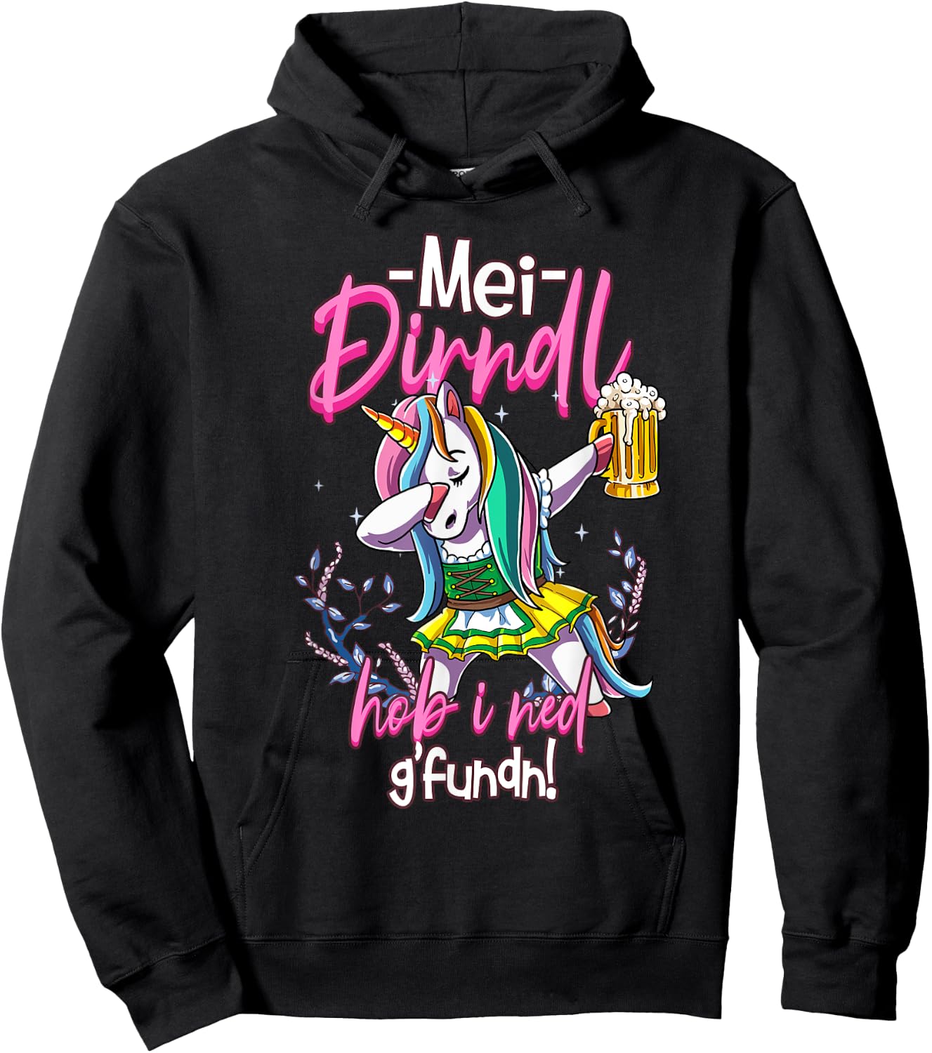 MEI Dirndl is In Da Wäsch Hoodie - Hoodie | Black