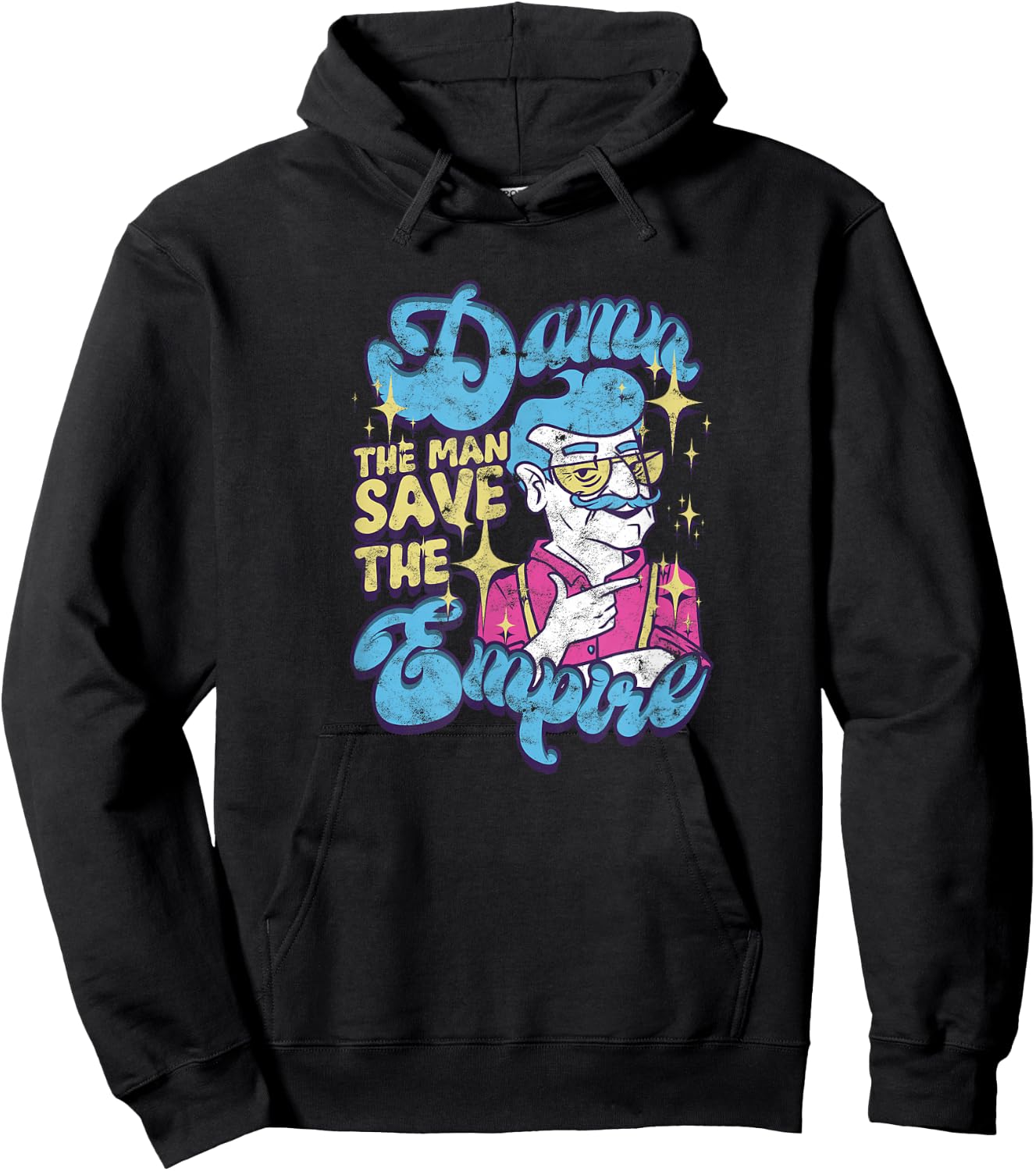 Damn the Man Save the Empire Hoodie - Hoodie | Black